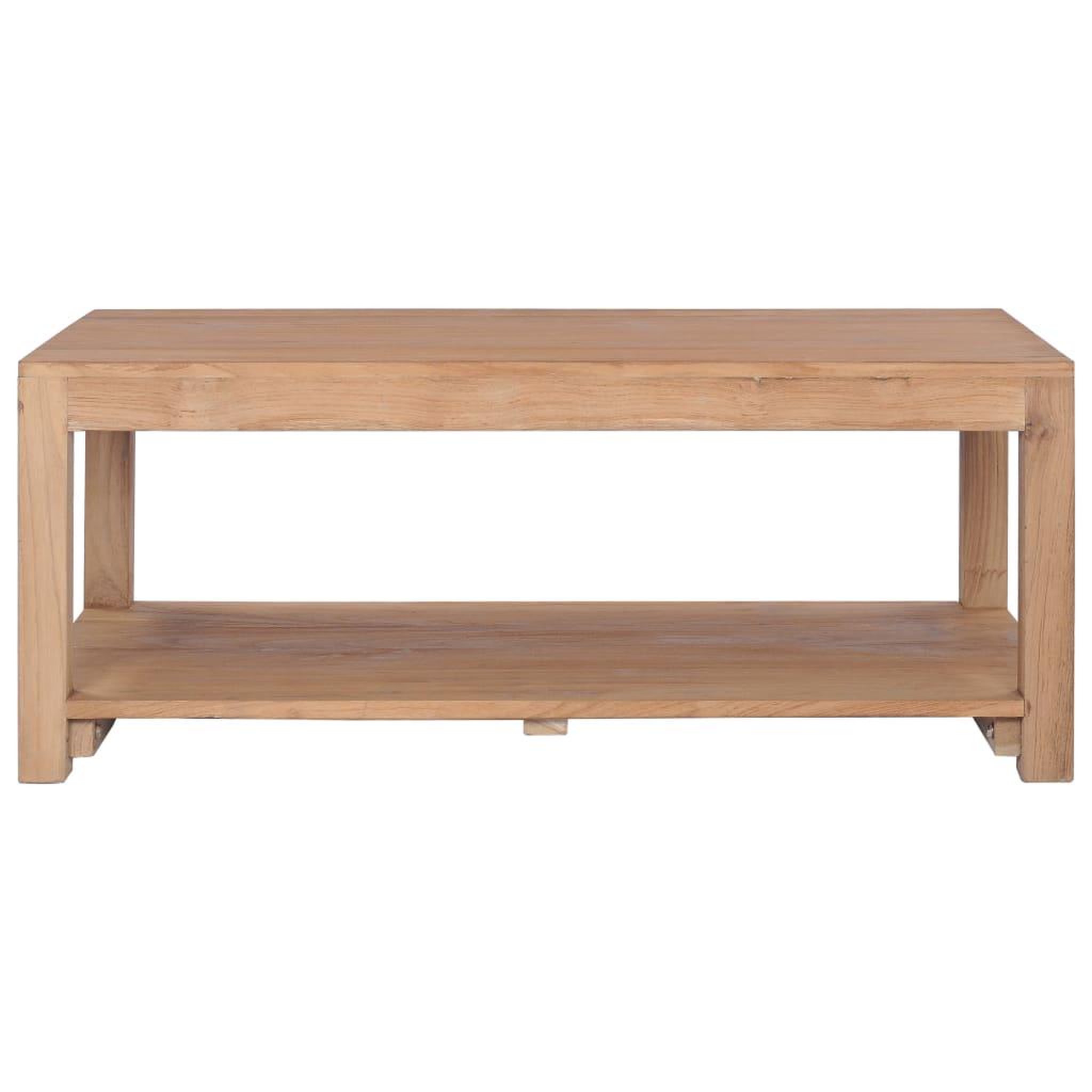 Voir la diapositive 2 : VIDAXL Table basse 100x50x40 cm bois de teck massif