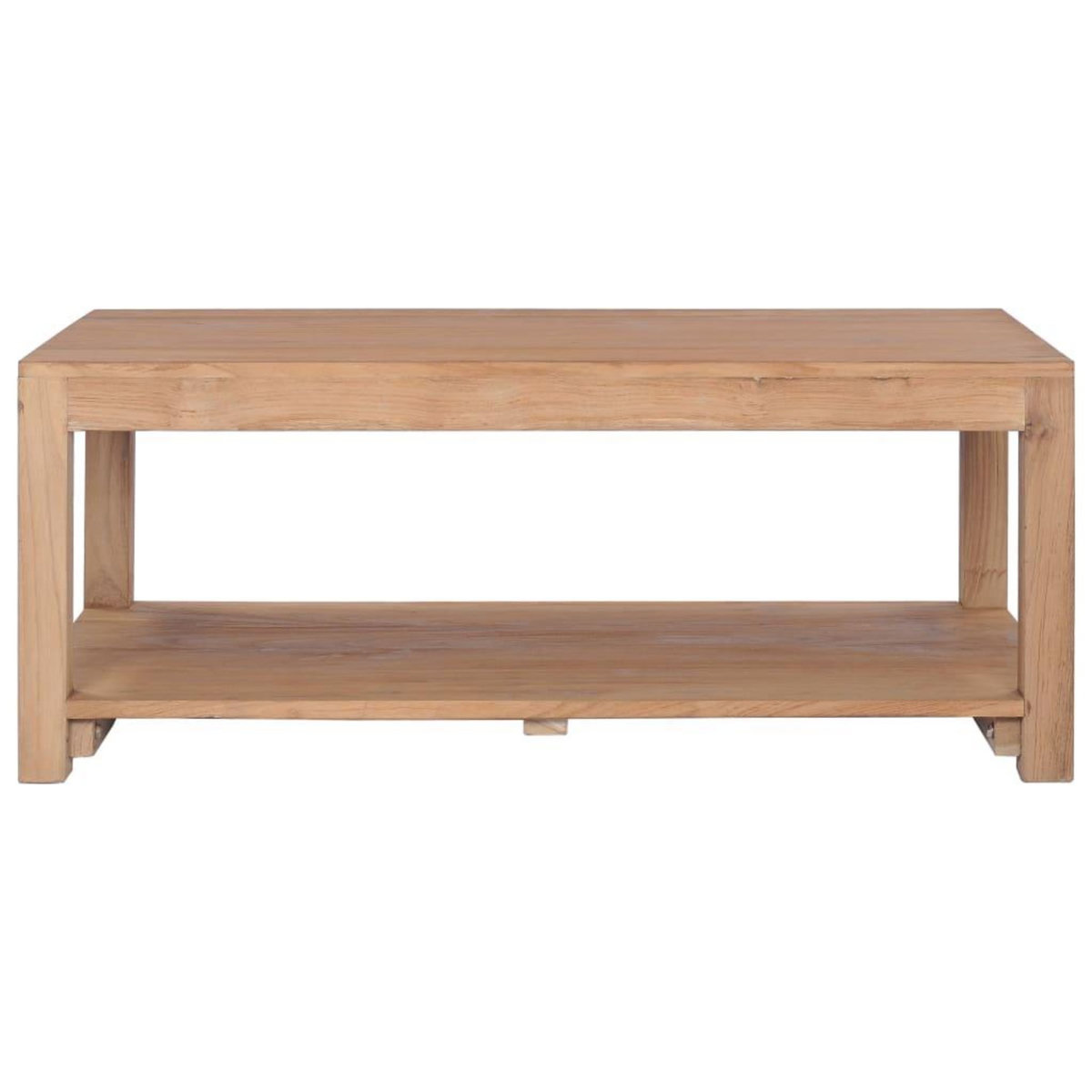 VIDAXL Table basse 100x50x40 cm bois de teck massif