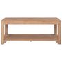 Voir la diapositive 2 : VIDAXL Table basse 100x50x40 cm bois de teck massif