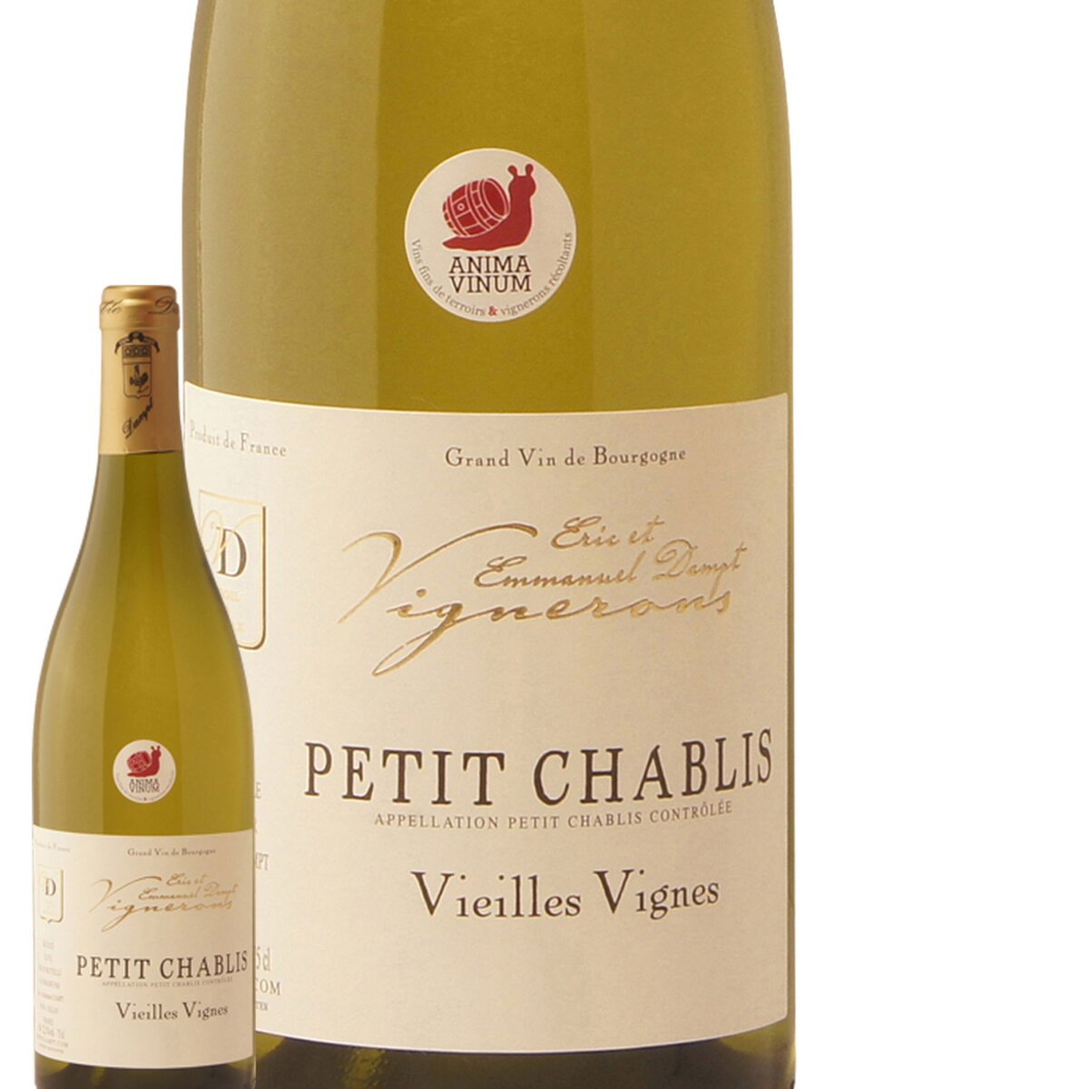 Vignobles Dampt Petit Chablis Vieilles Vignes Blanc 2015