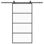 Voir la diapositive 2 : VIDAXL Porte coulissante kit de quincaillerie noir 102,5x205 cm
