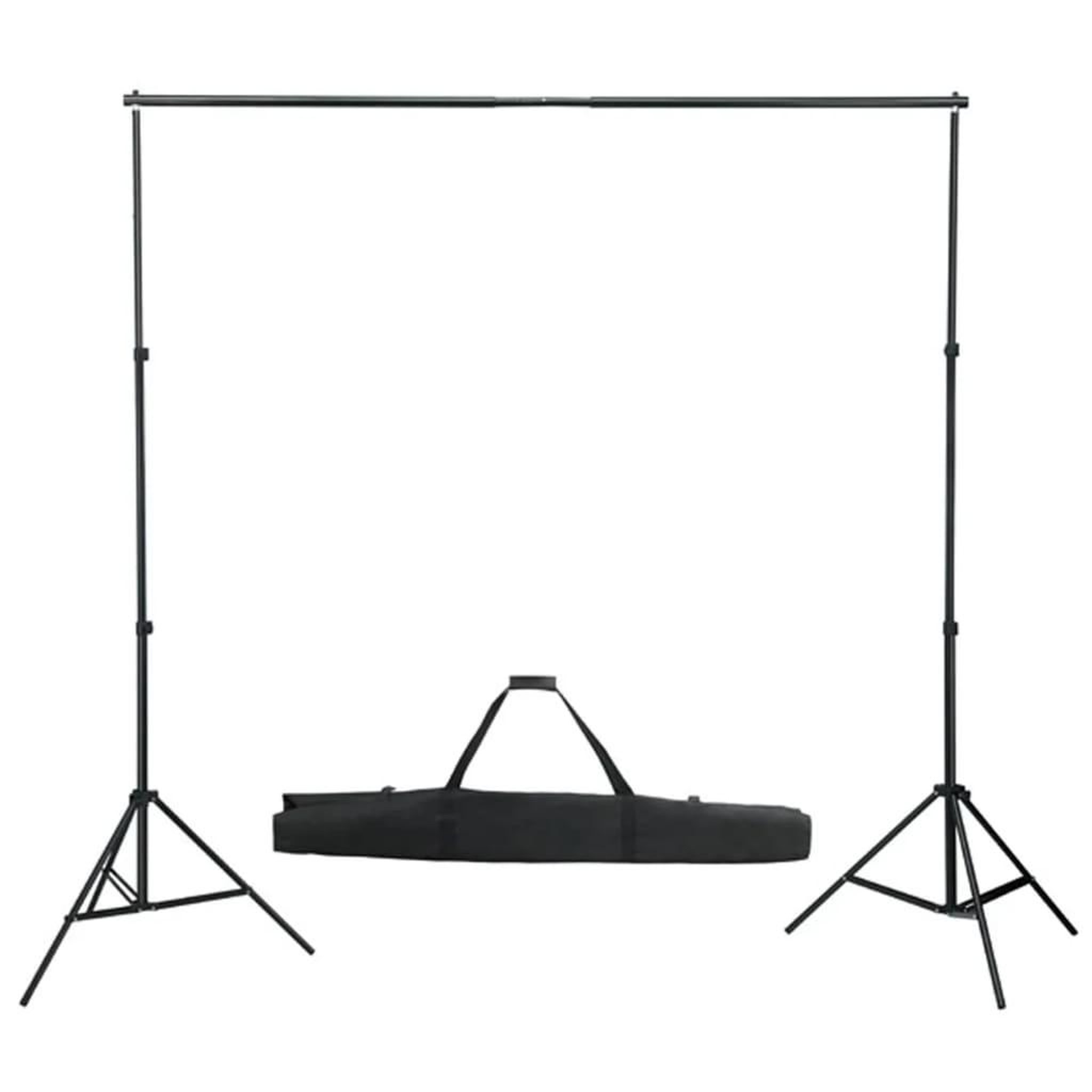 Voir la diapositive 3 : VIDAXL Kit de studio photo avec eclairage toile de fond et reflecteur