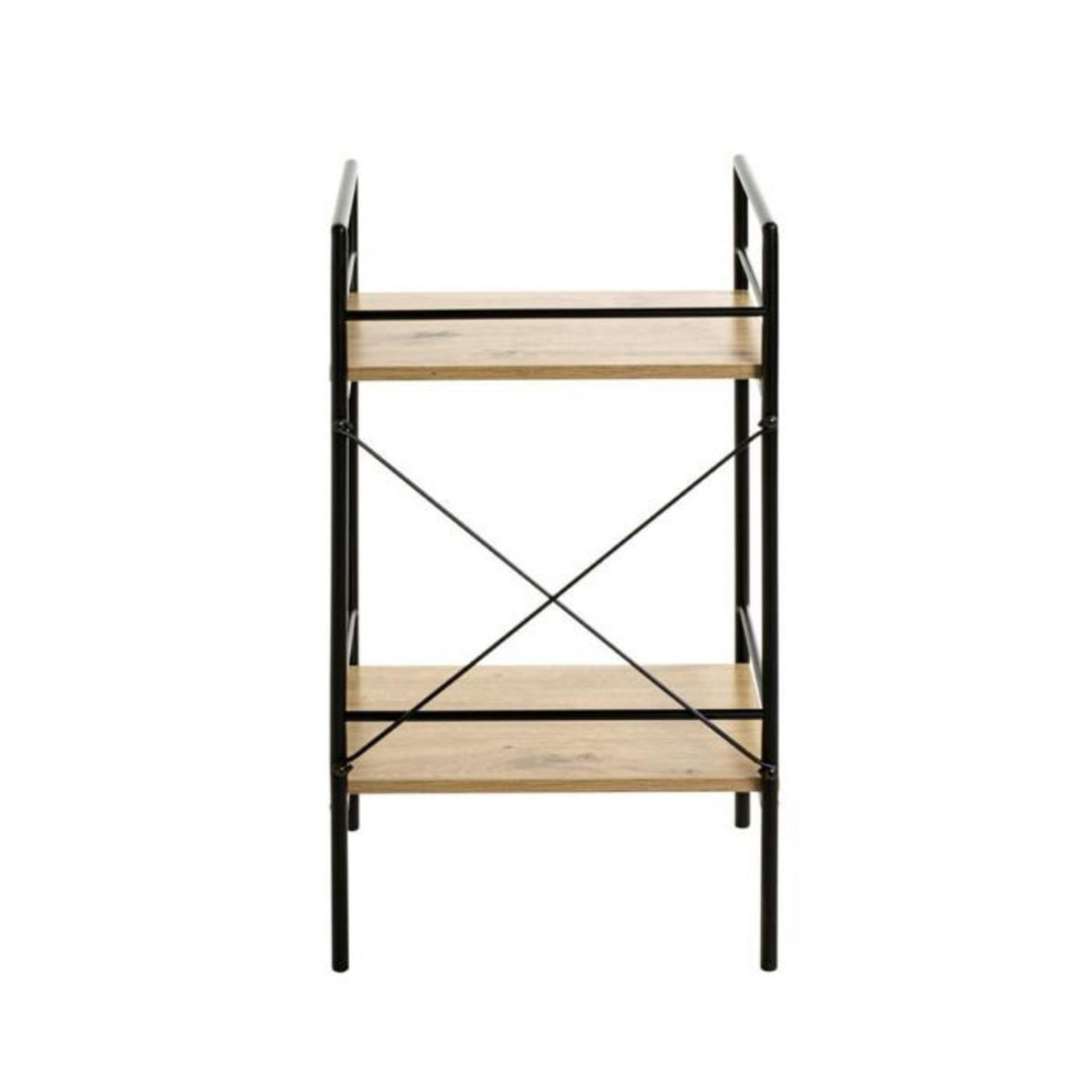 Paris Prix Table d'Appoint 2 Niveaux  Fidelo  62cm Chêne