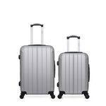 HERO HERO - Lot de 2 - Valise weekend et valise cabine FOGO. Coloris disponibles : Gris, Bleu