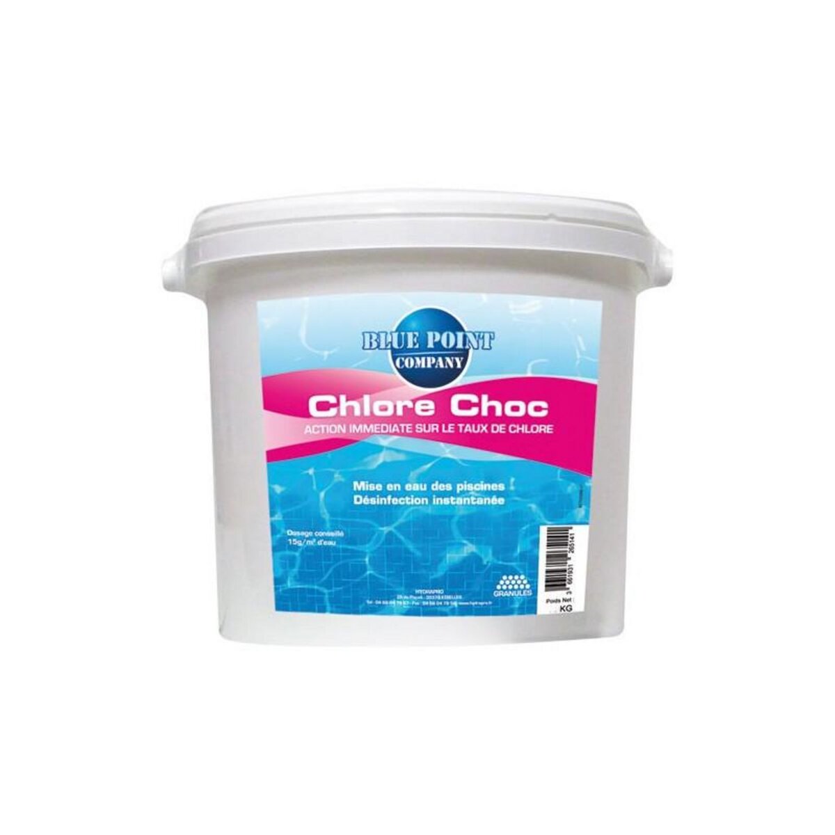 Blue point company CHLORE CHOC GRANULE 5KG BLUE POINT COMPANY - 006059901