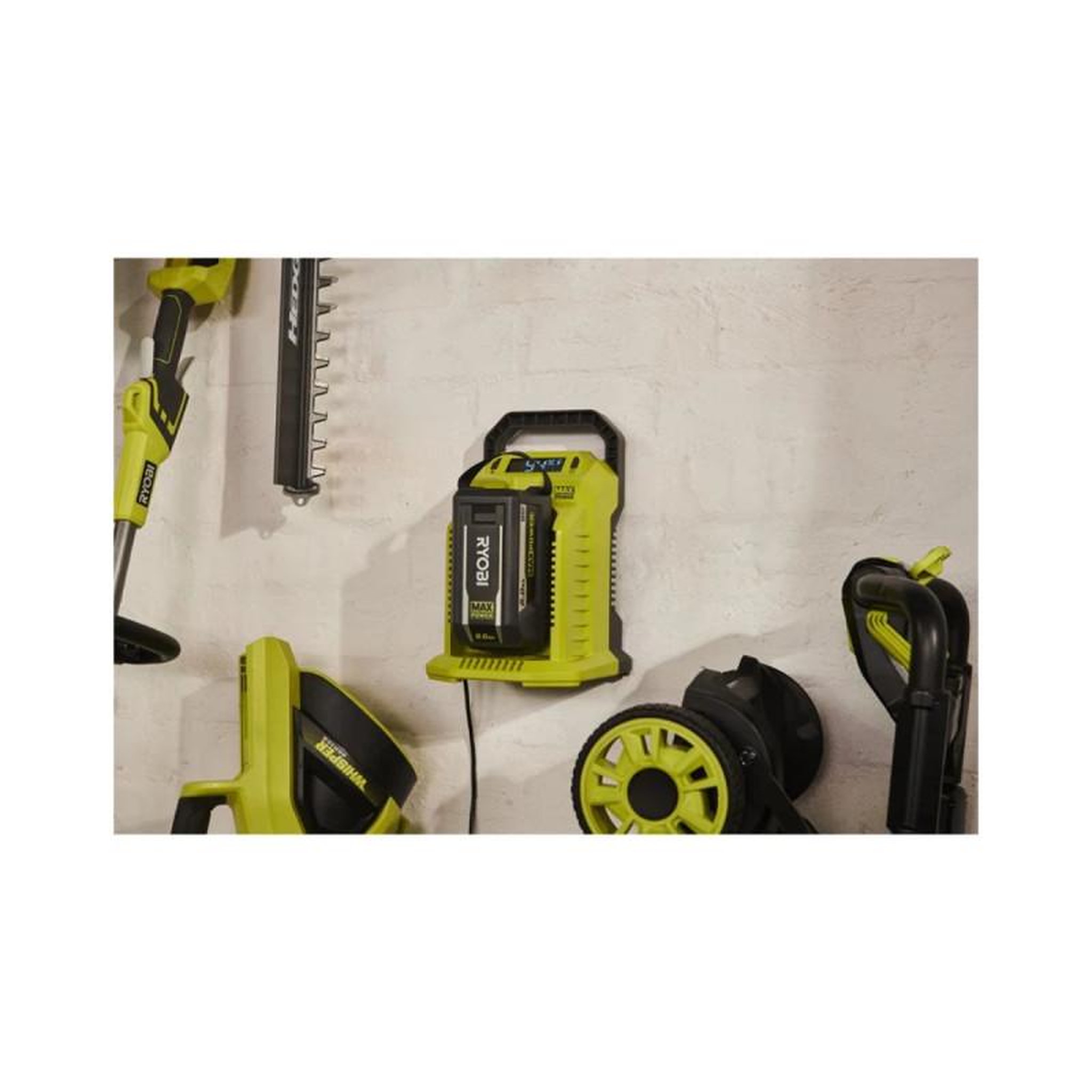 Voir la diapositive 3 : Ryobi Chargeur ultra rapide à variateur de courant 36v ryobi - 10ah - ry36c10a-0