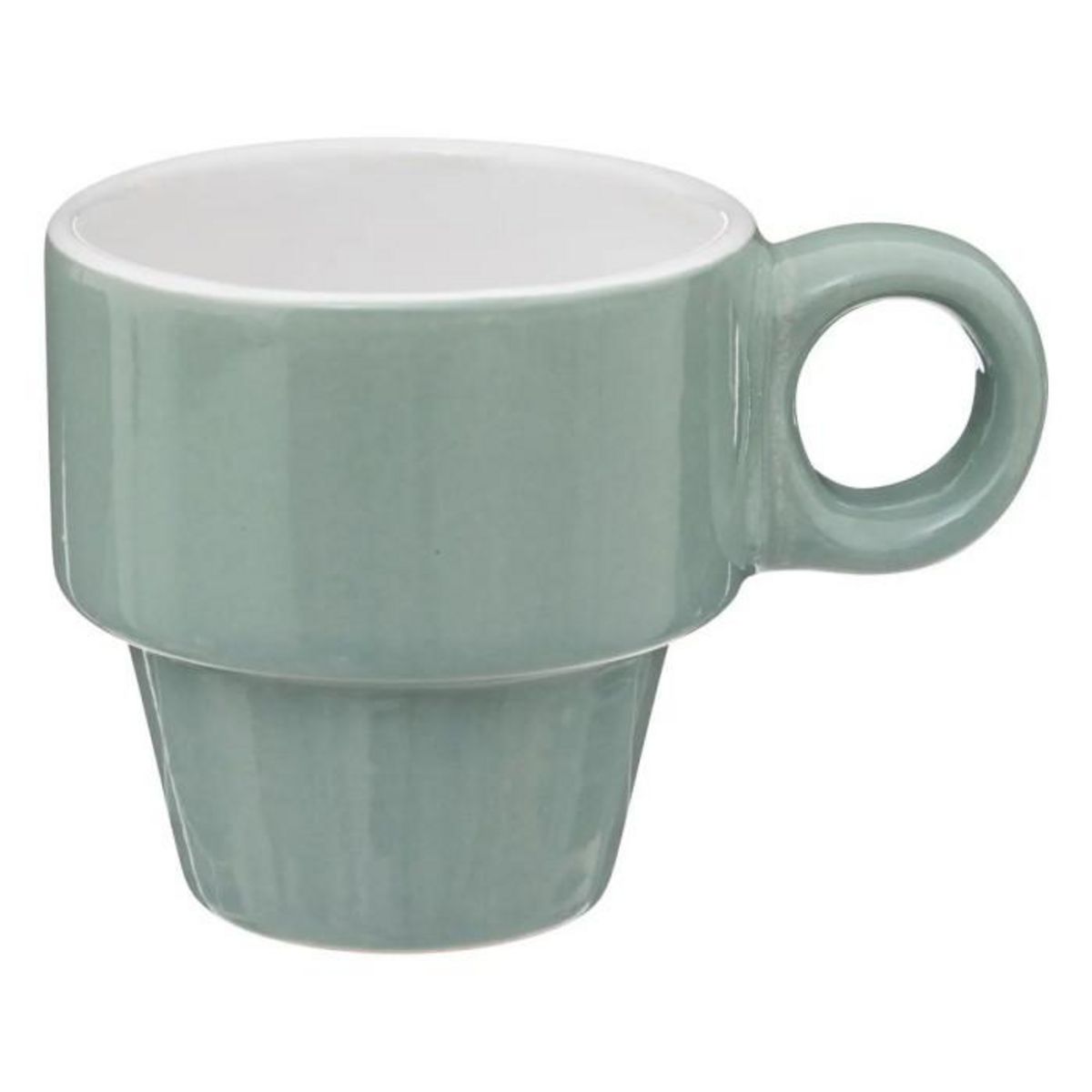 SECRET DE GOURMET Lot de 6 Tasses sur Rack  Colorama  5cl Multicolore