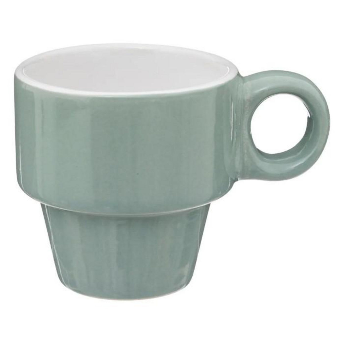 SECRET DE GOURMET Lot de 6 Tasses sur Rack  Colorama  5cl Multicolore