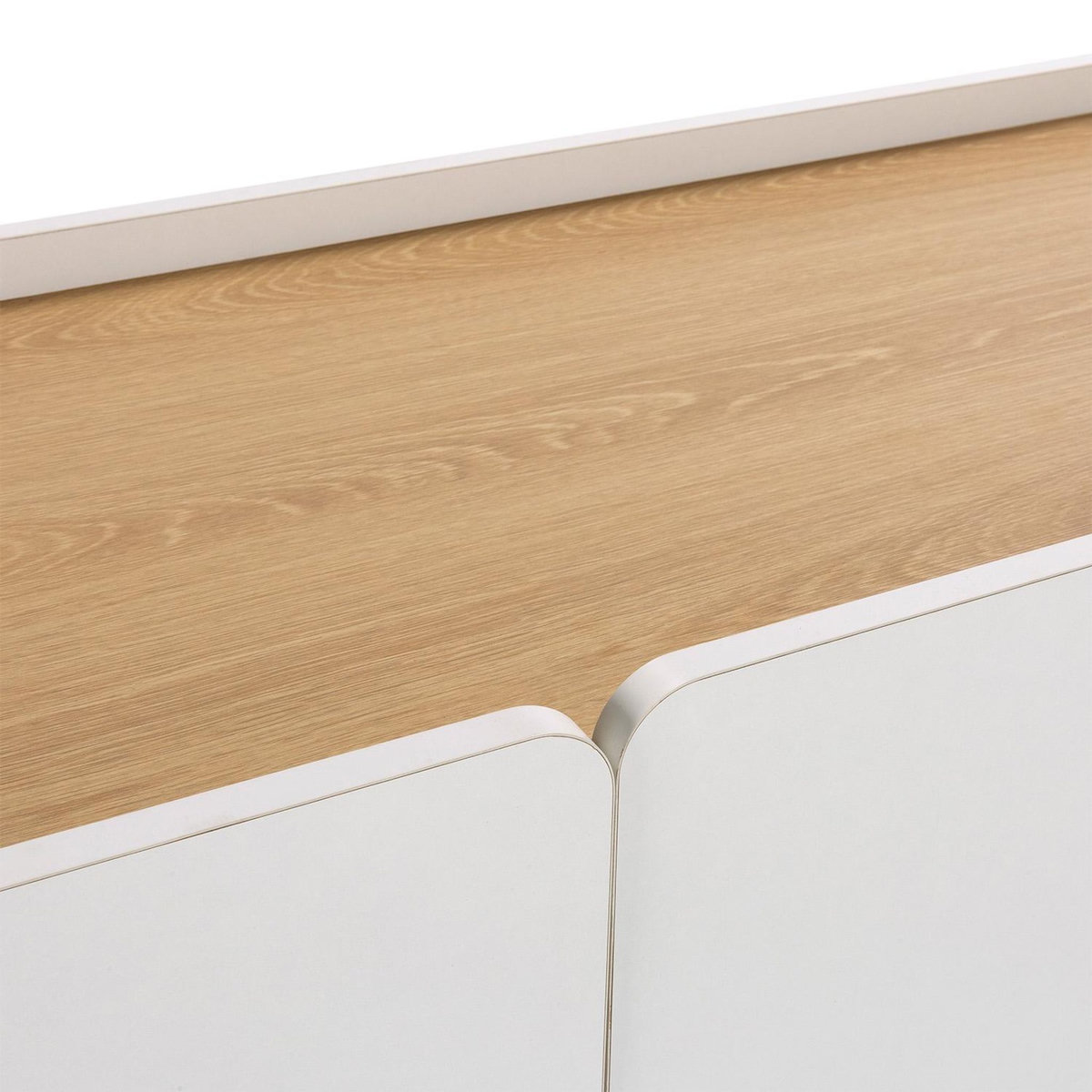 VS VENTA-STOCK Buffet Curva 3 portes couleur Blanc