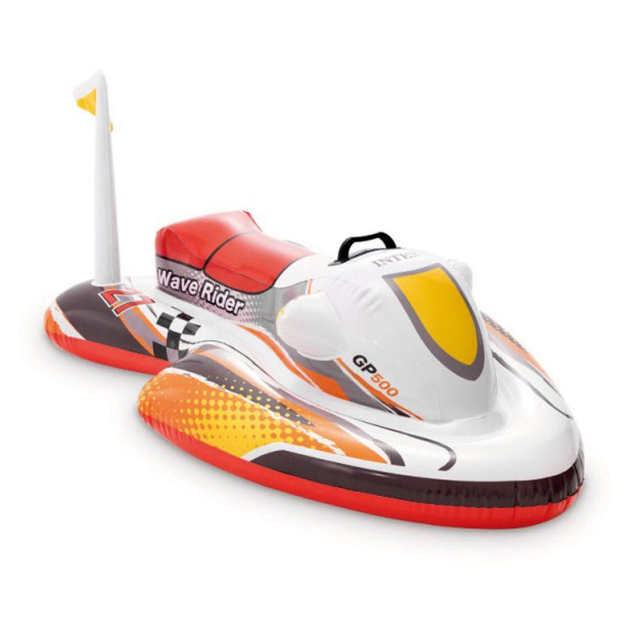 INTEX Bouée Gonflable  Scooter 1 Place  117cm Rouge