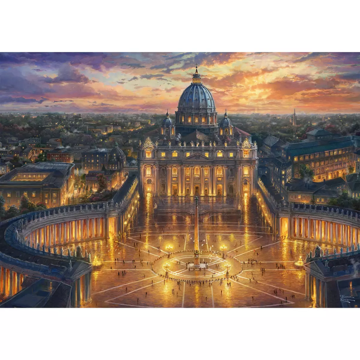 Schmidt Puzzle 1000 pièces : Vatican, Thomas Kinkade