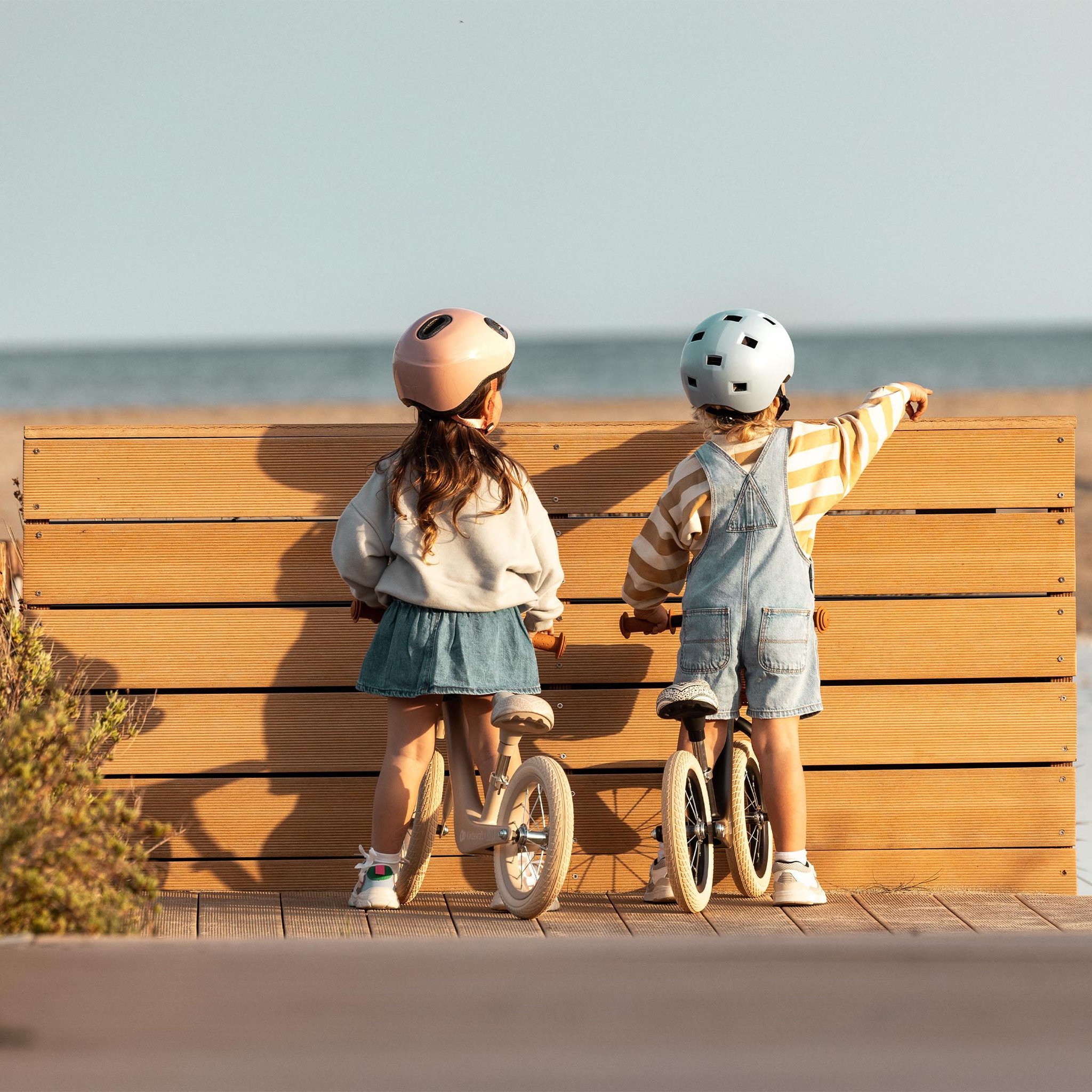 Voir la diapositive 3 : KINDERKRAFT Draisienne rétro - vélo d'équilibre avec panier et clochette