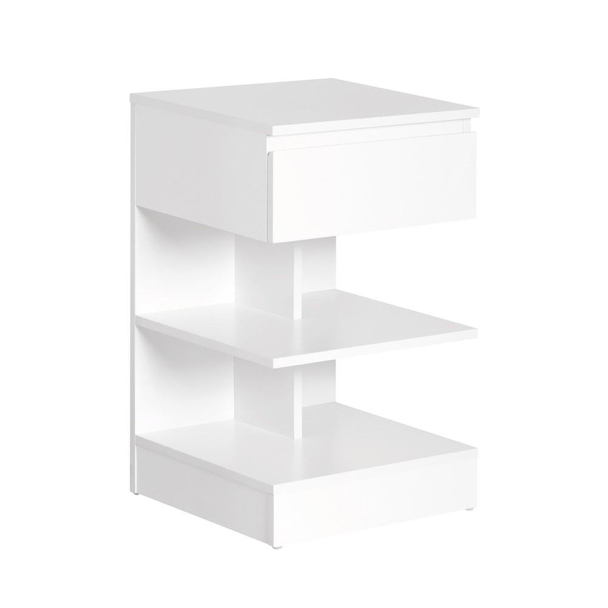 Voir la diapositive 1 : SOBUY SoBuy - Table De Chevet à un tiroir - Moderne - FBT49
