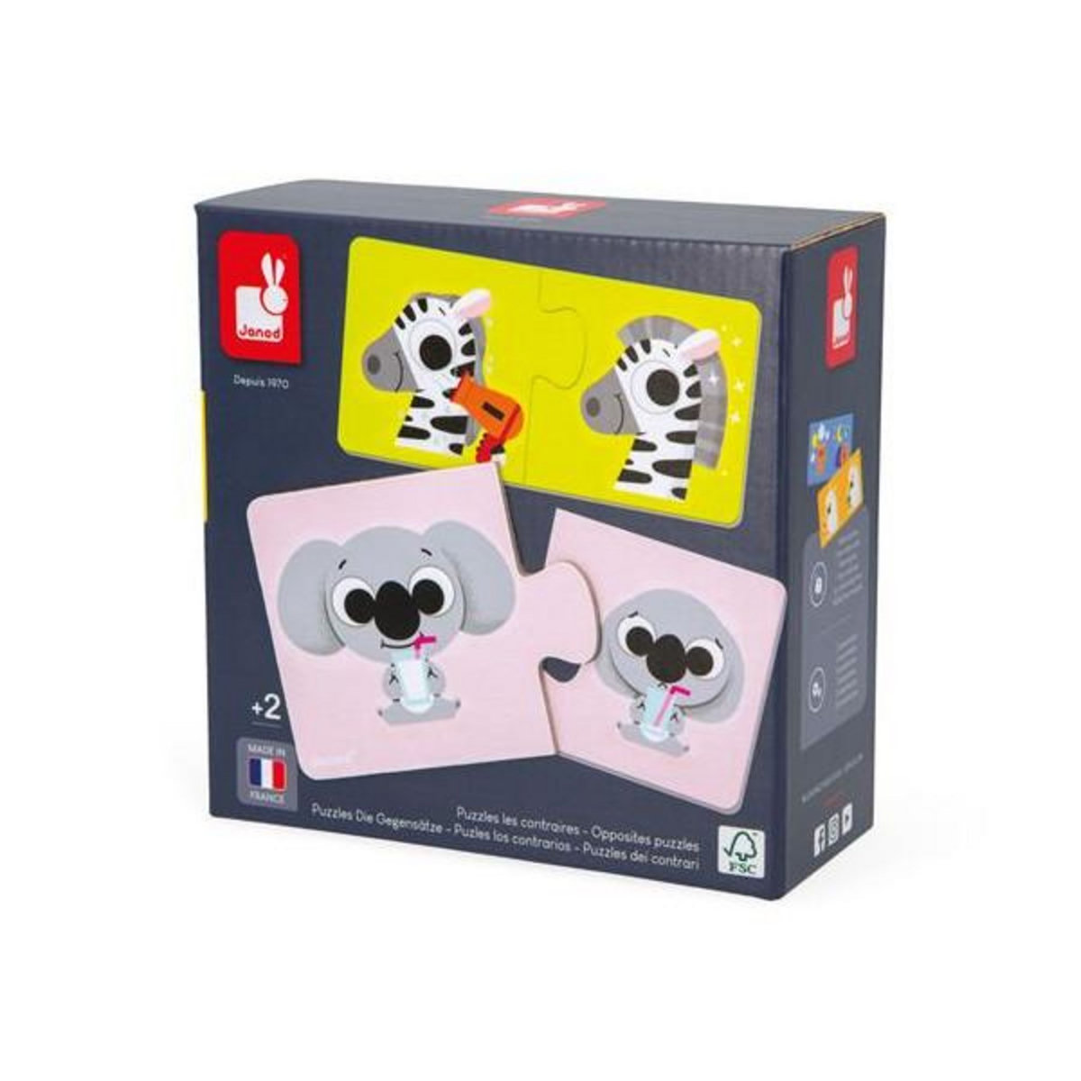 Juratoys - Janod Puzzle Janod Motricité Fine et Concentration 36 pièces