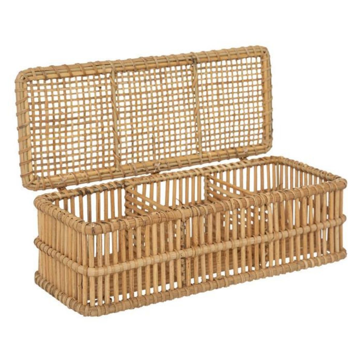 ATMOSPHERA Boîte de Rangement en Rotin  Lour  31cm Beige