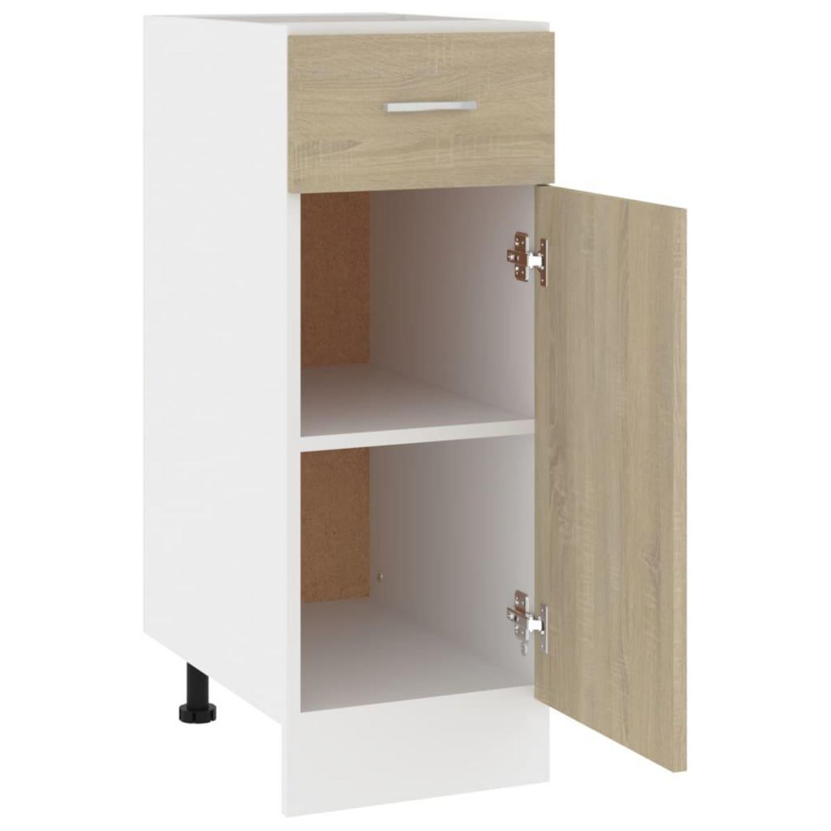 VIDAXL Armoire de plancher tiroir  Lyon  Chene sonoma 30x46x81,5 cm