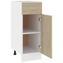 Voir la diapositive 5 : VIDAXL Armoire de plancher tiroir  Lyon  Chene sonoma 30x46x81,5 cm