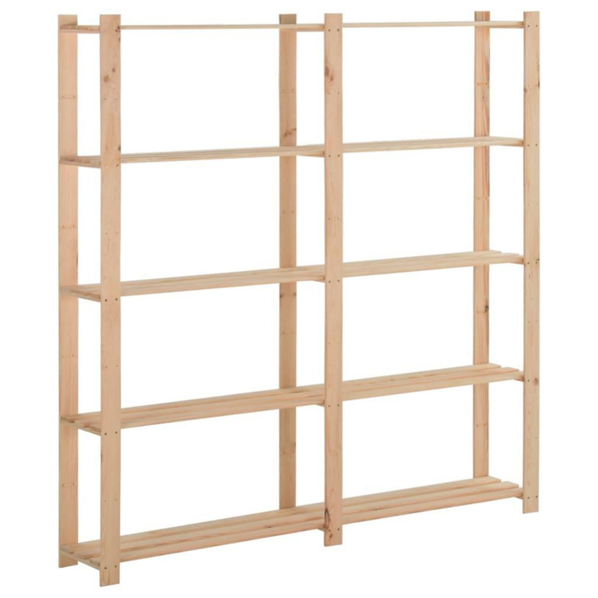 VIDAXL Etagere de stockage 5 niveaux 170x28,5x170cm Bois de pin massif