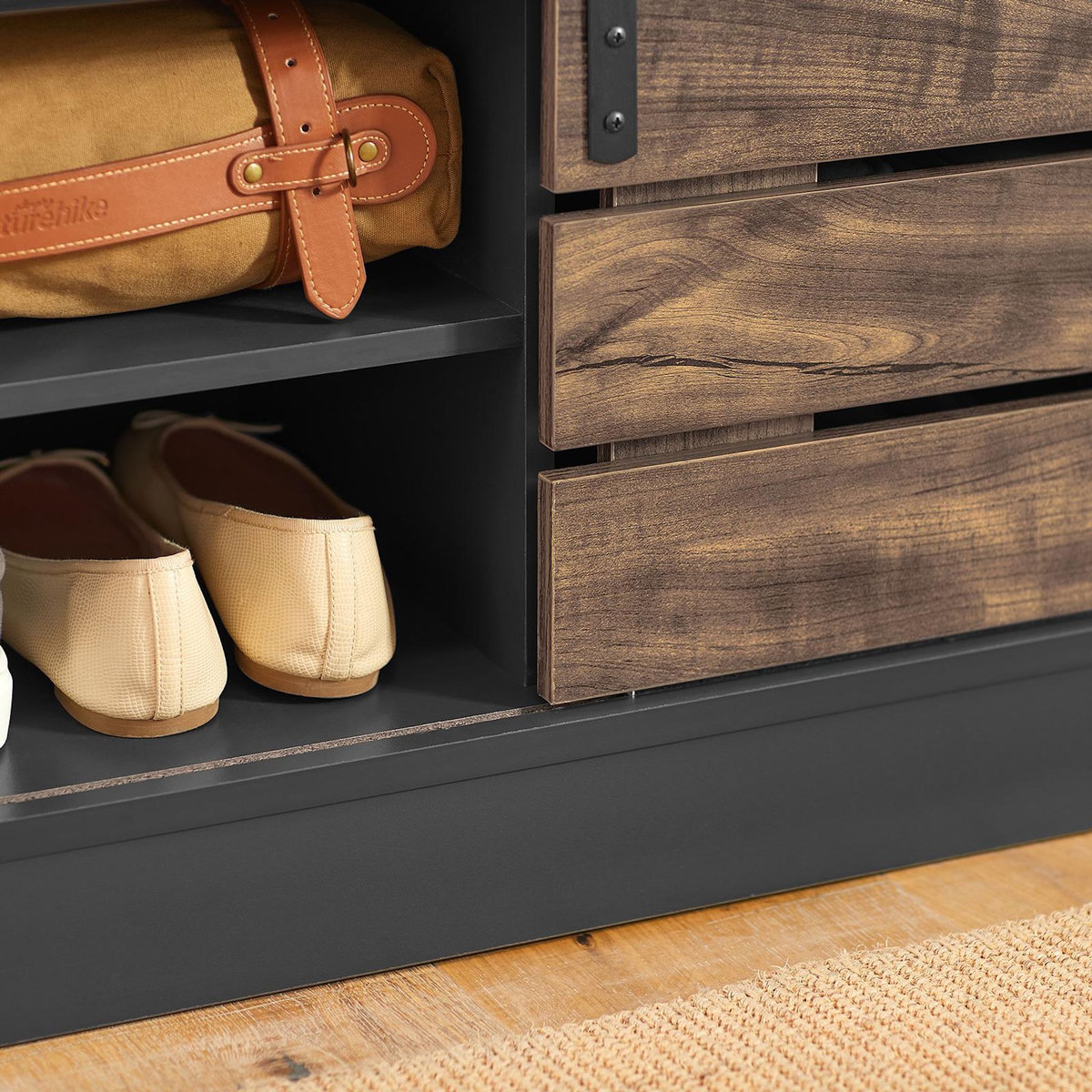 SOBUY SoBuy - Meuble À Chaussures à 3 tiroirs - Industriel - FSR120