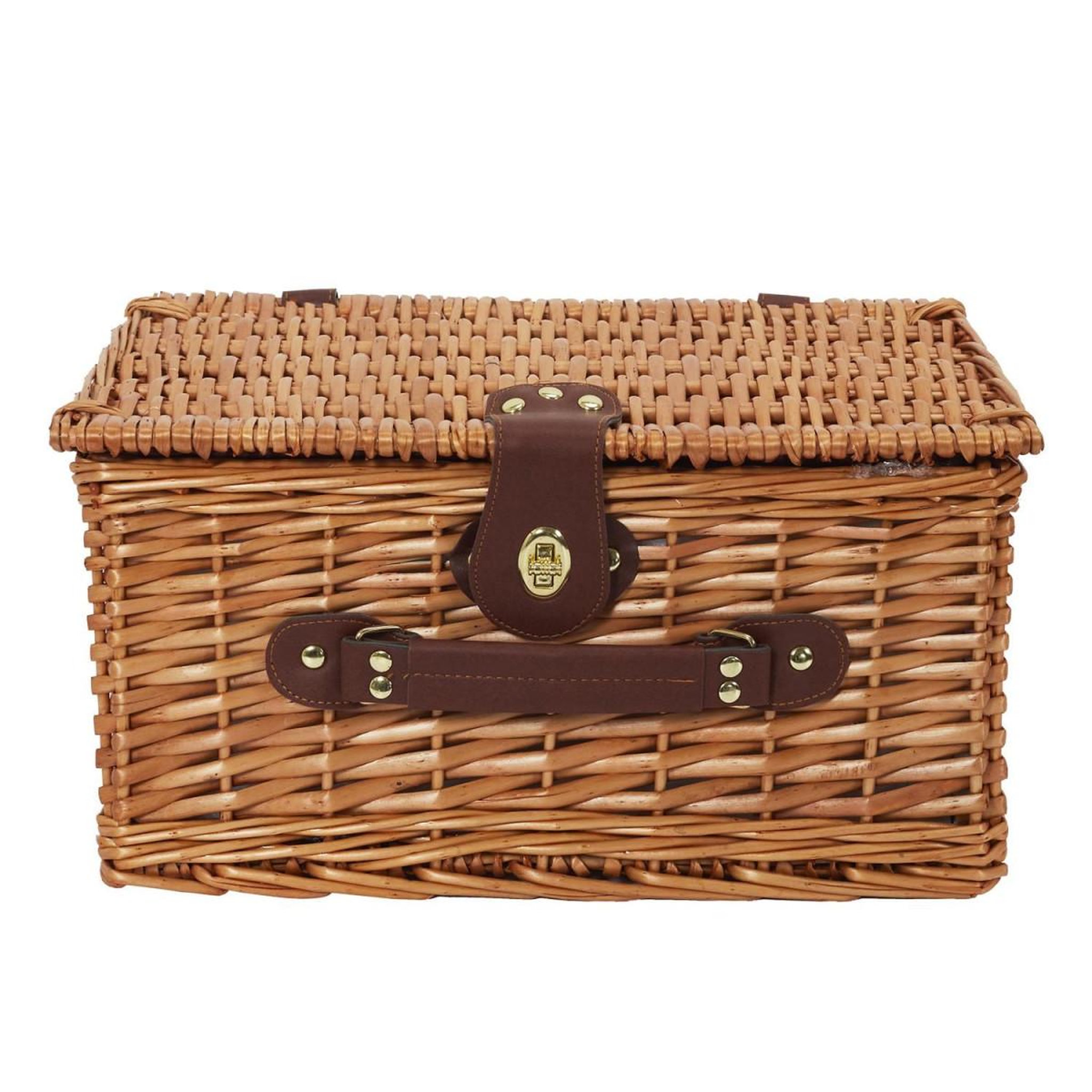 Voir la diapositive 2 : COOK CONCEPT Panier de Pique-Nique  4 Personnes  38cm Naturel