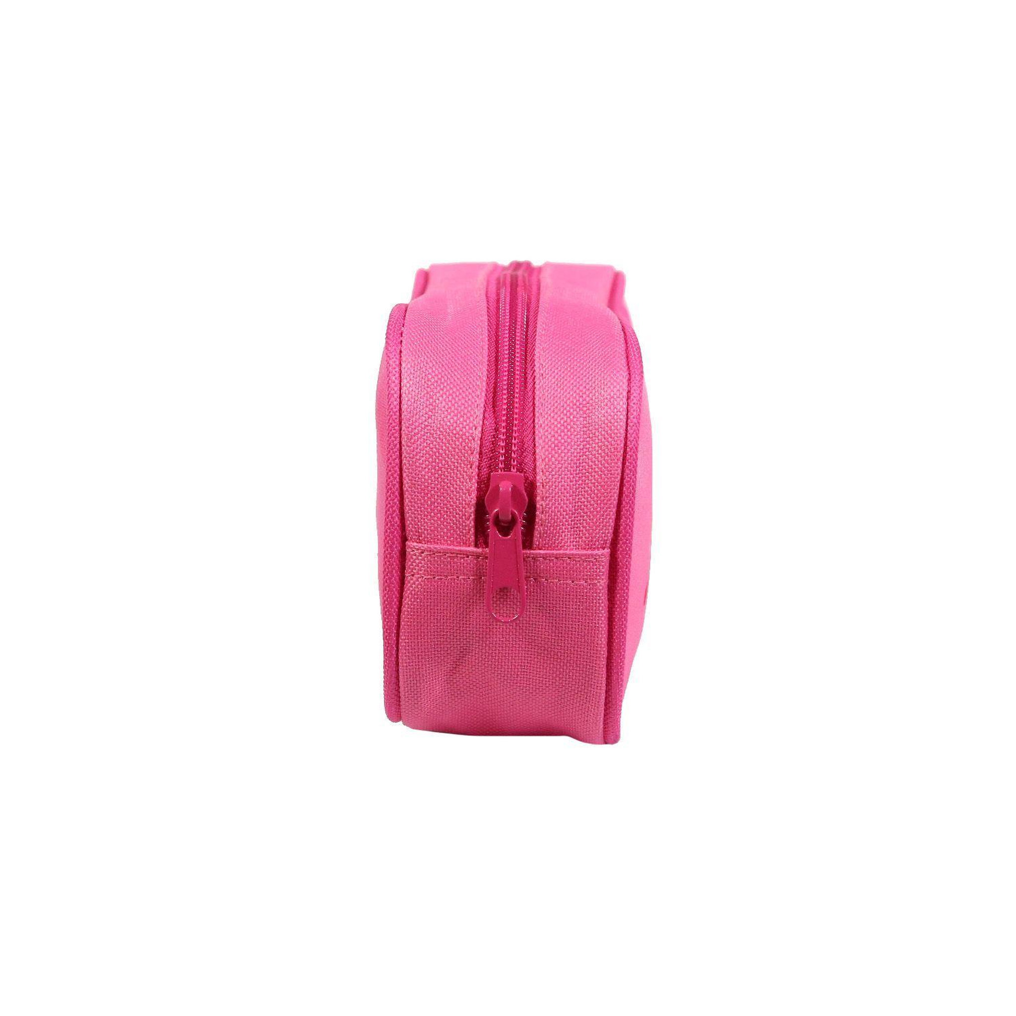 Voir la diapositive 3 : Bagtrotter BAGTROTTER Trousse scolaire rectangulaire Disney Minnie Rose Arc en ciel