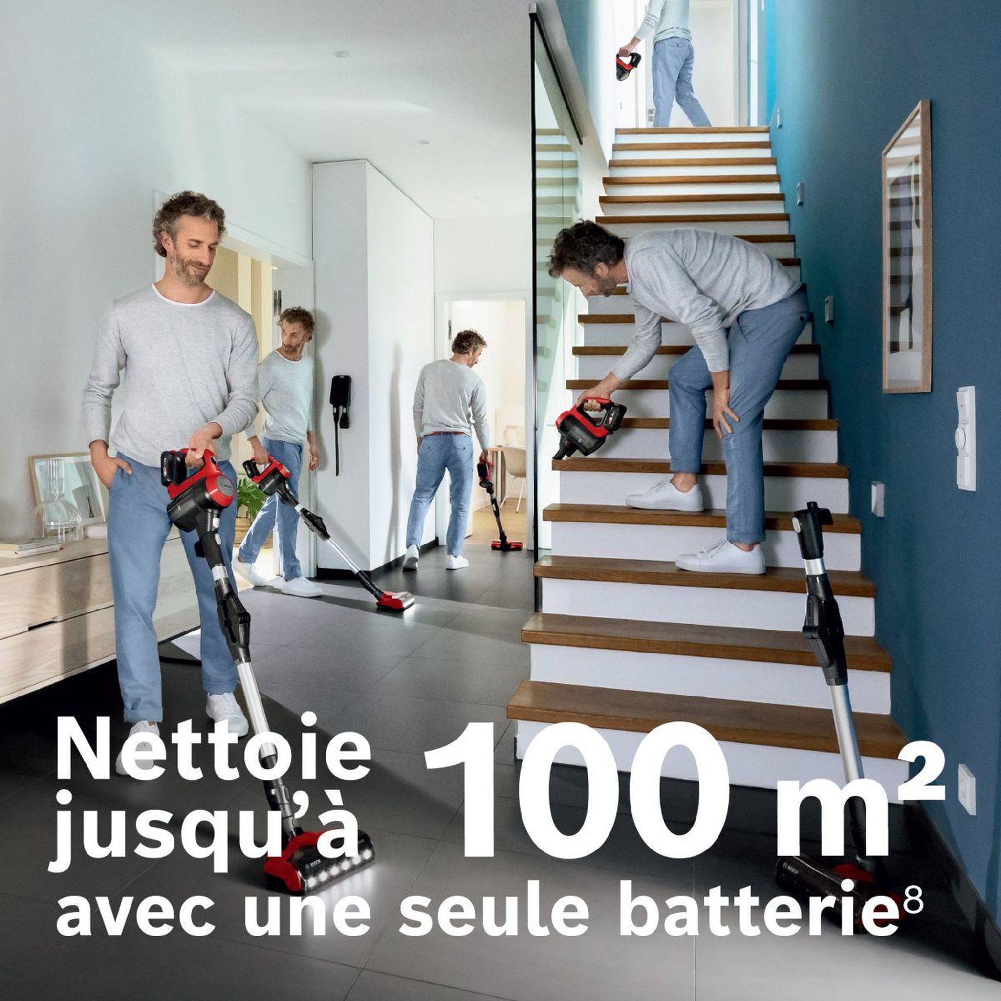 Voir la diapositive 4 : BOSCH Aspirateur balai unlimited proanimal bcs711pet