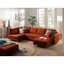 Voir la diapositive 1 : LISA DESIGN Rune - canapé panoramique avec pouf d'appoint - 7 places - style scandinave - gauche