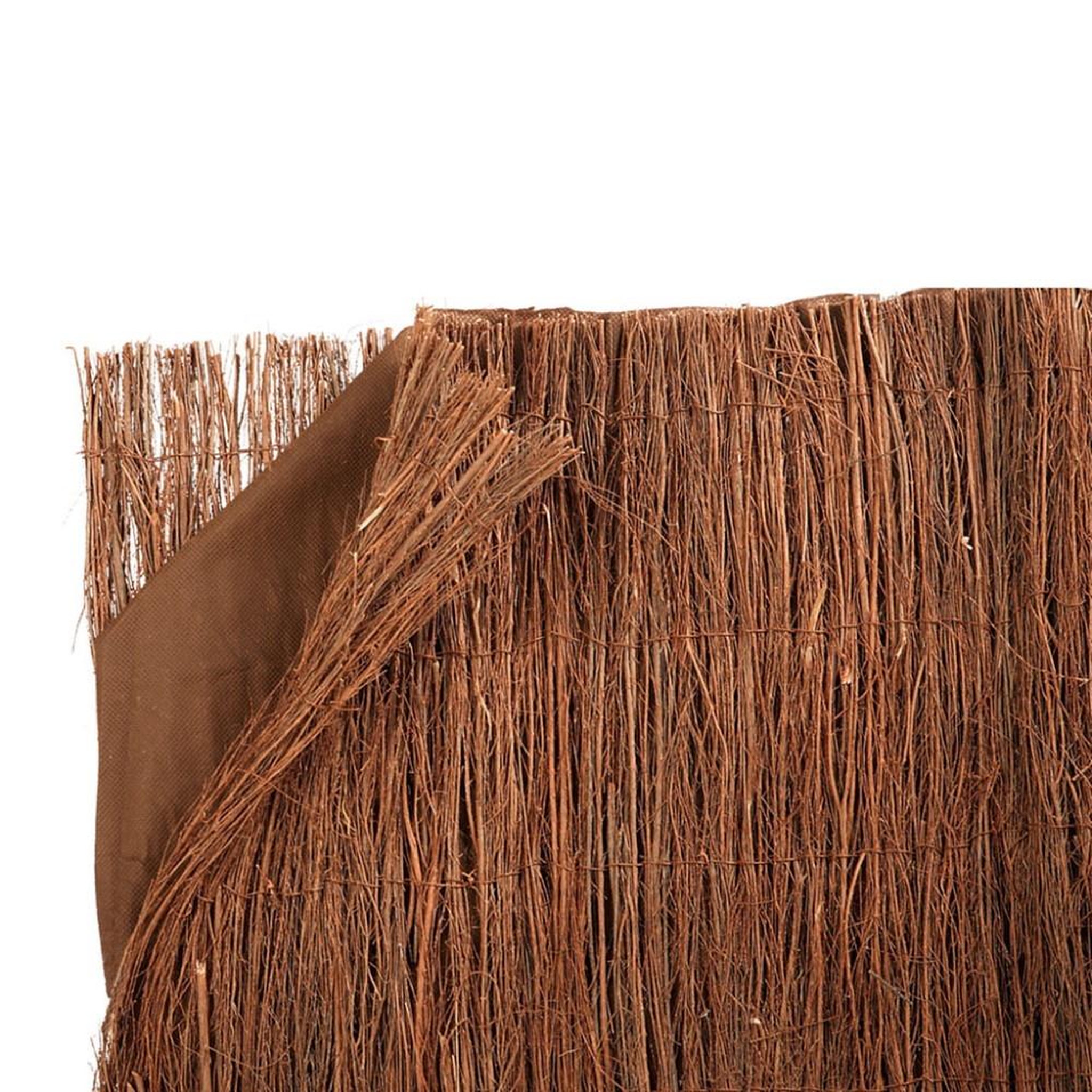 Nortene Lot de 3 couches de bruyère naturelle + 1 brise-vue TRIOBRUC 1,5 x 3 m - Marron