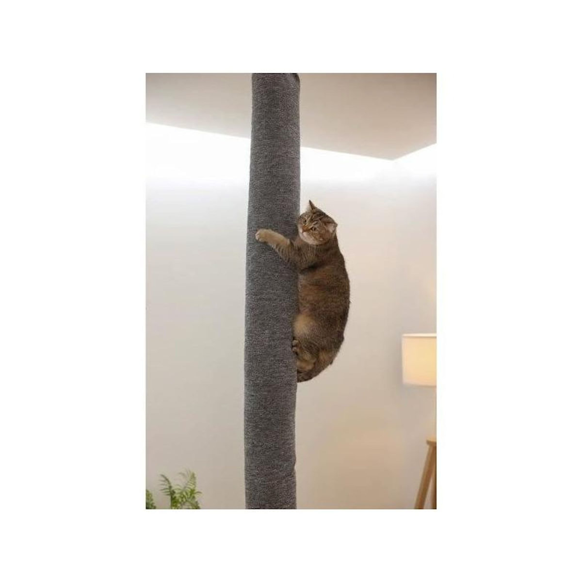 KERBL Sac a grimper pour chats - KERBL - CARPET - 16 x 16 x 240 cm - Fixation plafond - Polyester