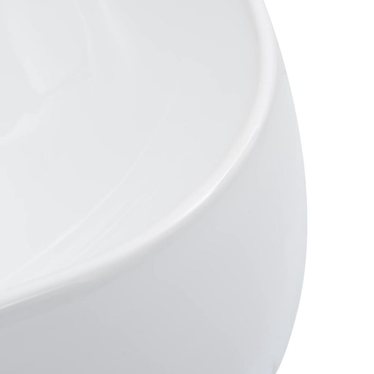 VIDAXL Lavabo 44,5 x 39,5 x 14,5 cm Ceramique Blanc