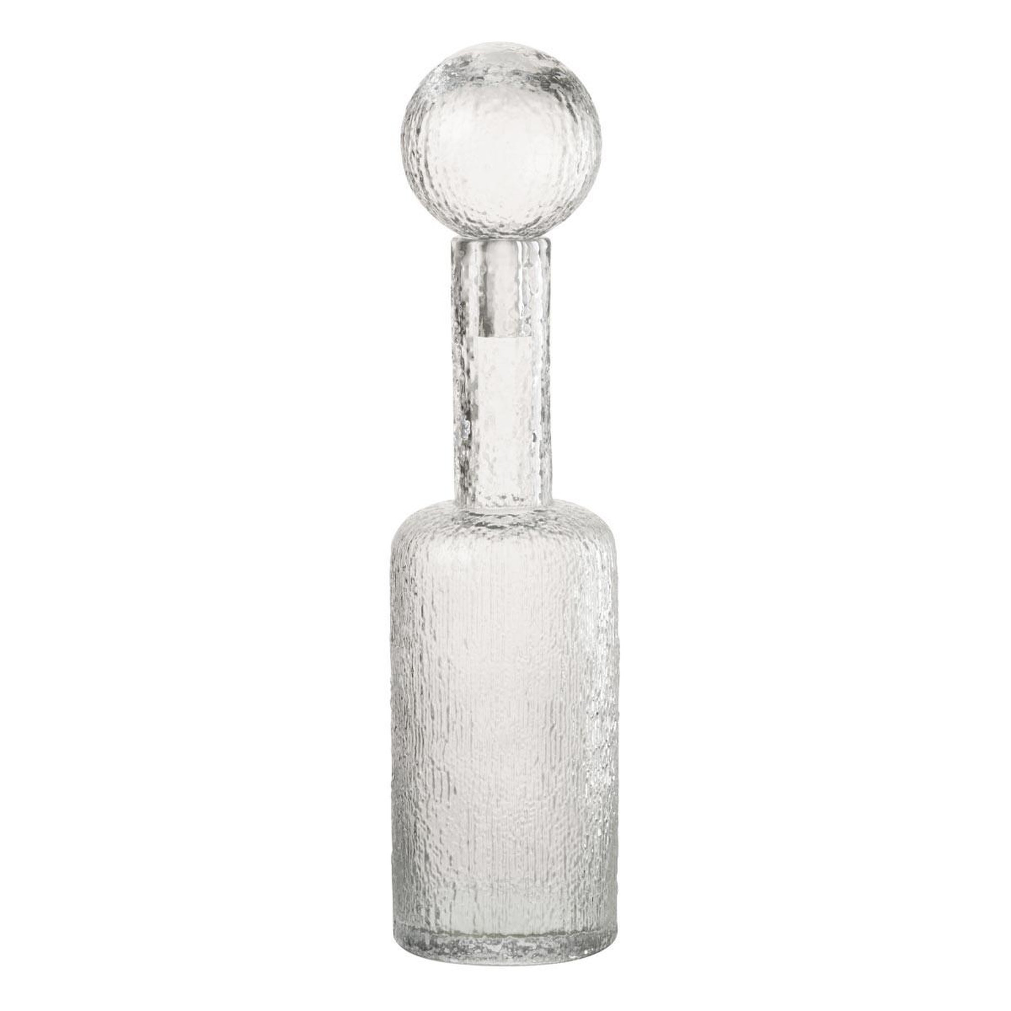 J-LINE Bouteille déco en verre  spiaggia  49cm transparent