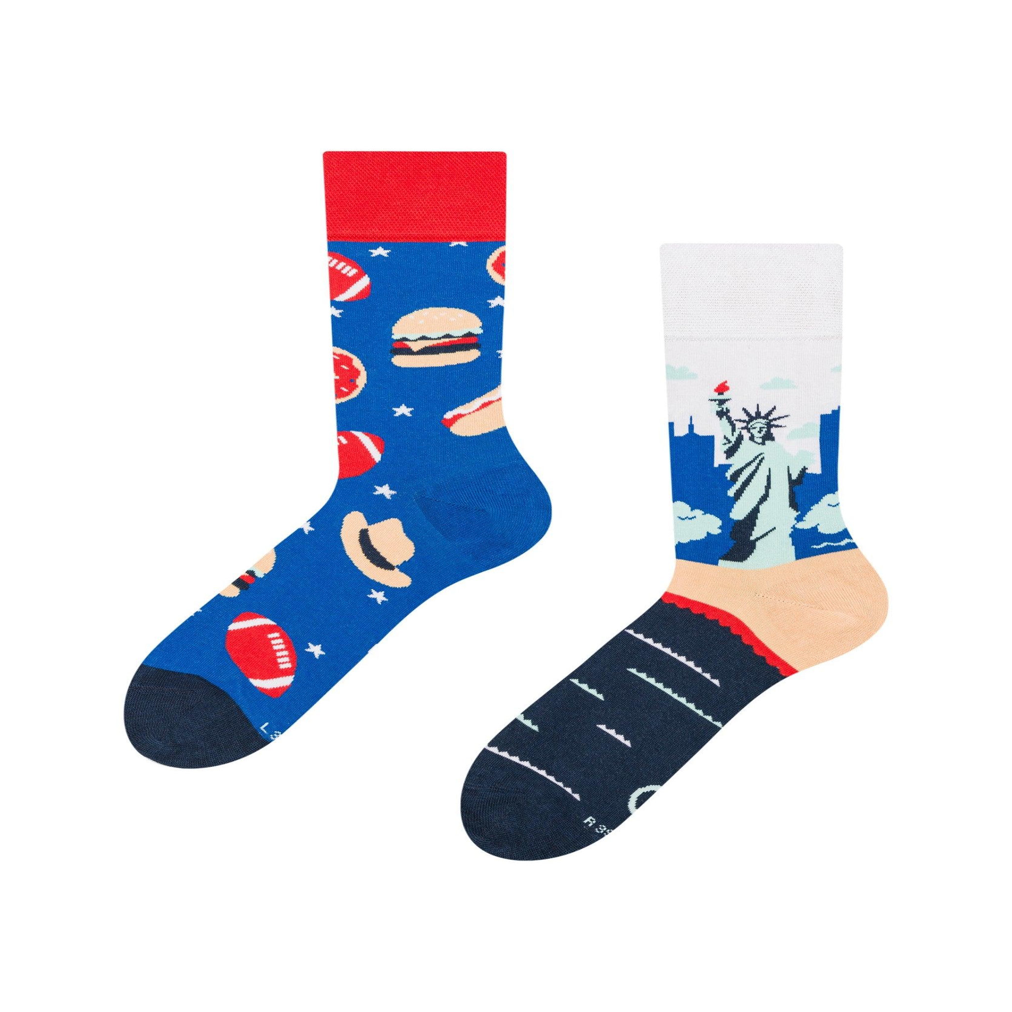 DEDOLES Chaussettes états-unis. Coloris disponibles : Bleu