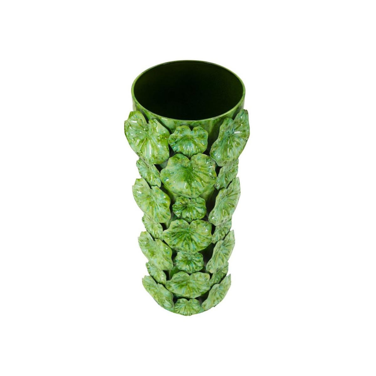 Paris Prix Vase Design Nénuphar  Drop  46cm Vert
