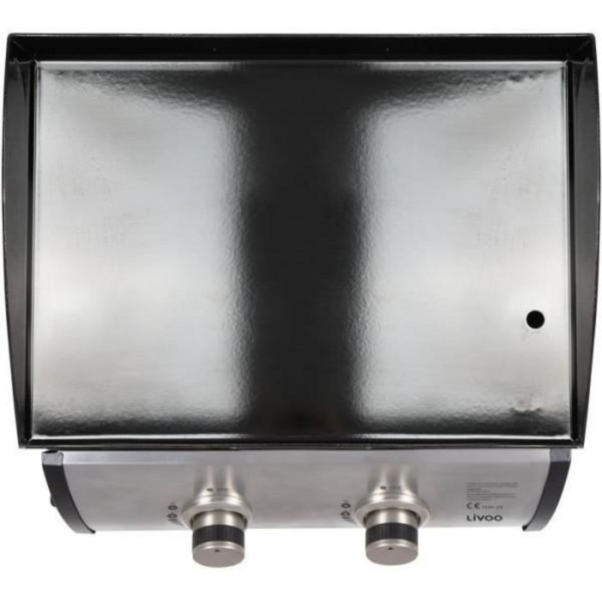AAAAA Plancha a gaz - LIVOO - DOC296 - 2 bruleurs - Gris