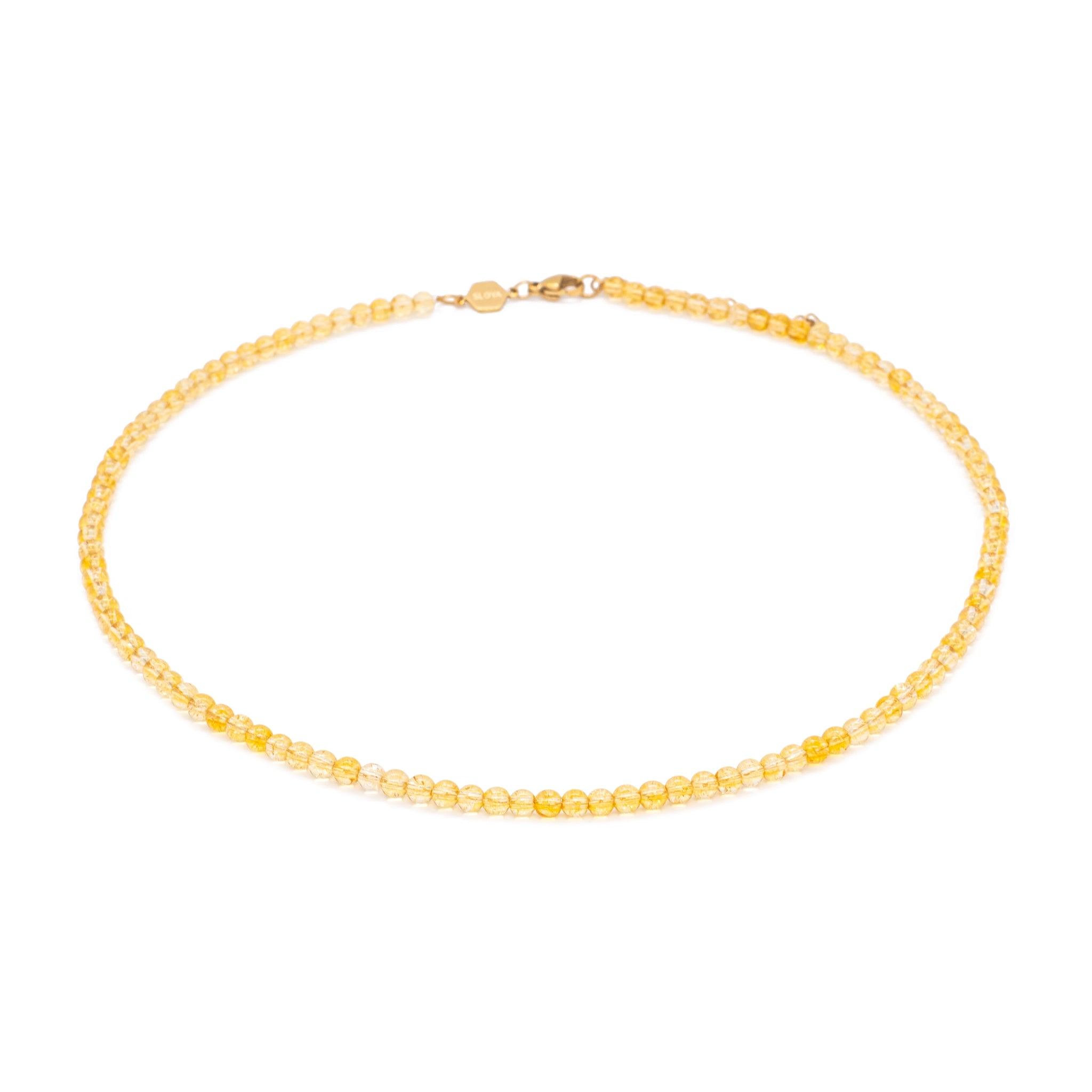 Voir la diapositive 1 : SLOYA Collier Serena en pierres Citrine