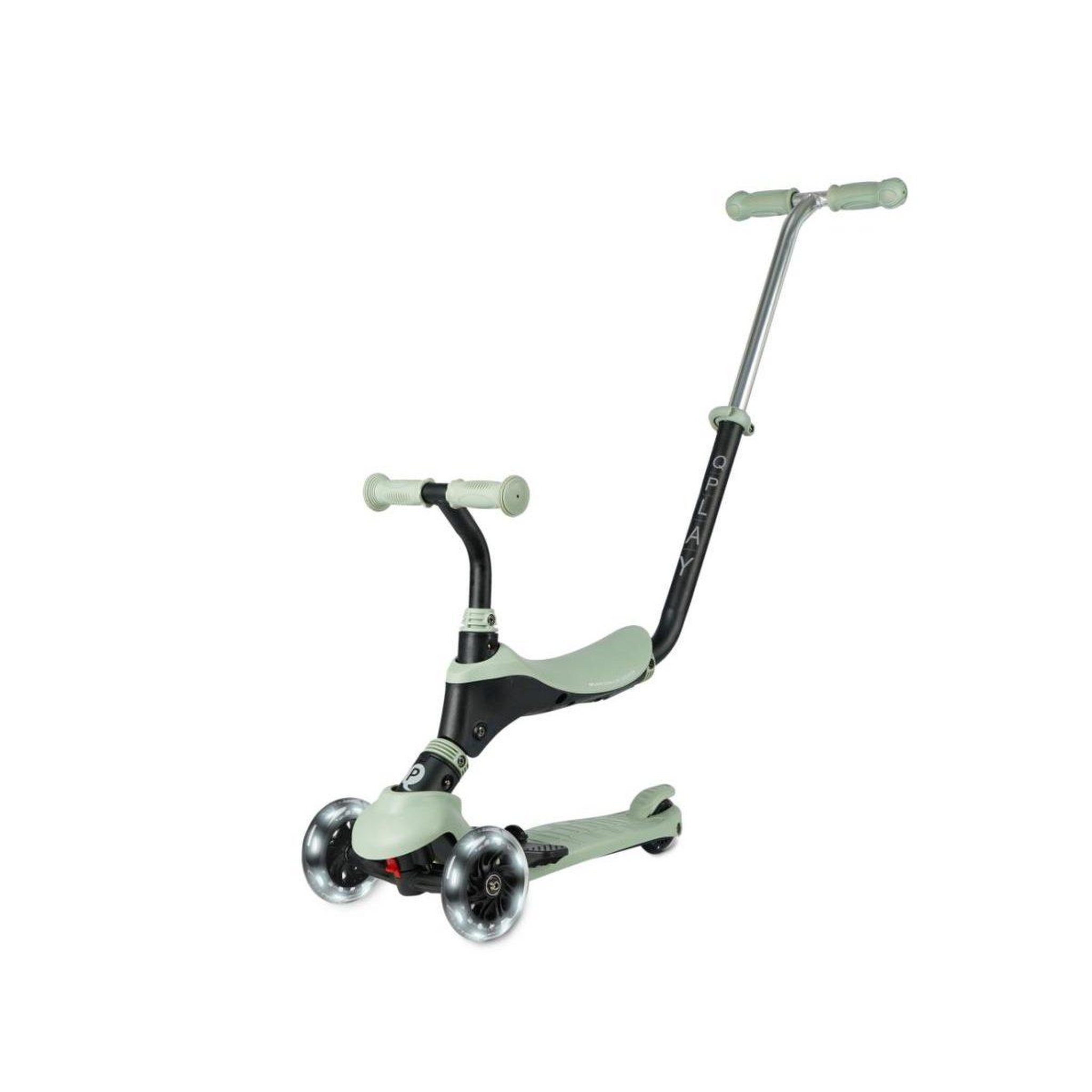 QPLAY Trottinette  sema pro 3-en-1 verte