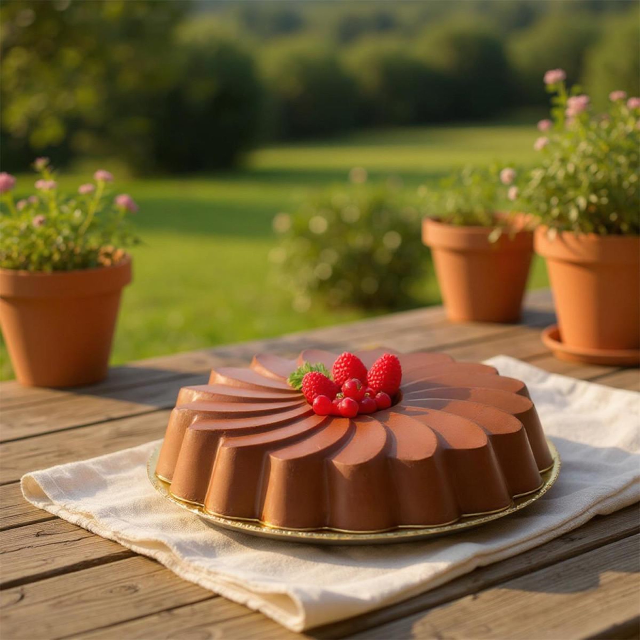 Voir la diapositive 4 : Lily Cook Moule à gâteau en silicone  marguerite  21cm rose
