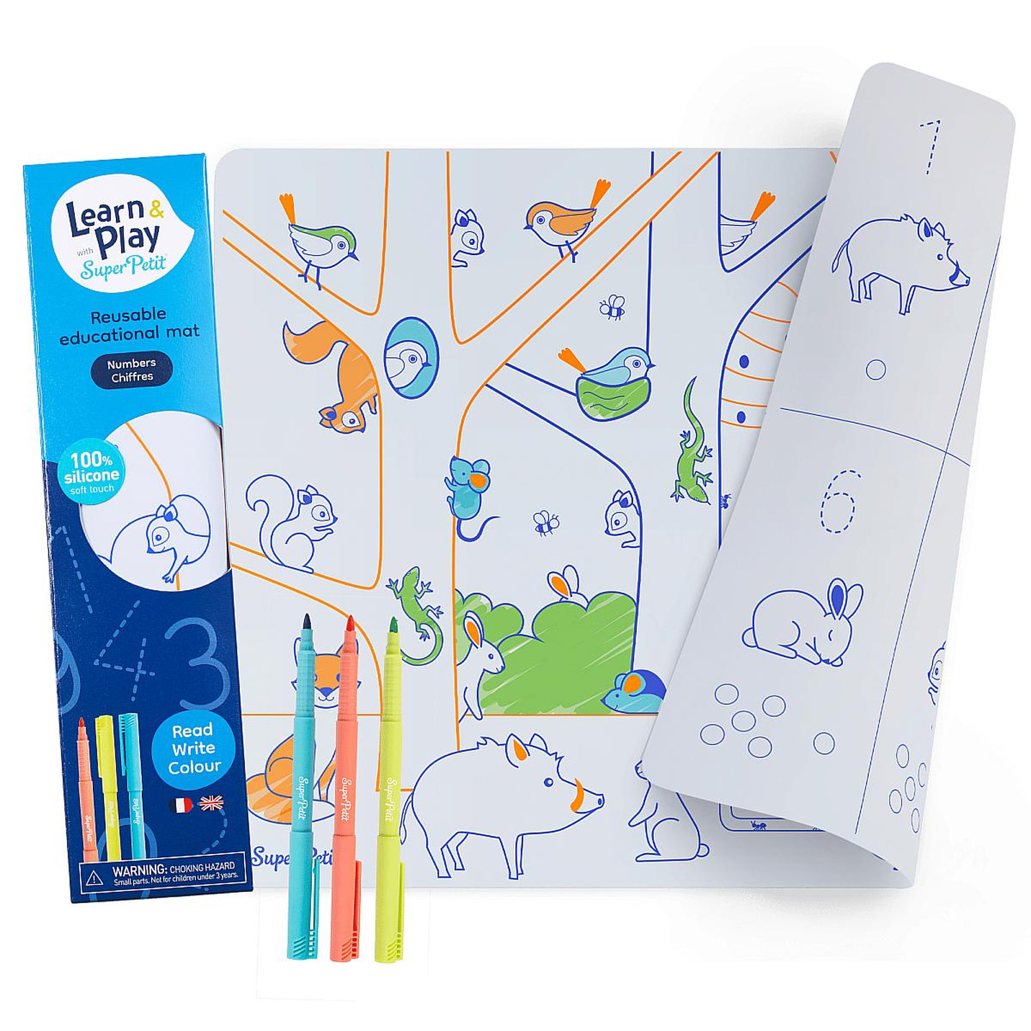 Voir la diapositive 1 : SUPER PETIT kit j'apprend les chiffres en silicone