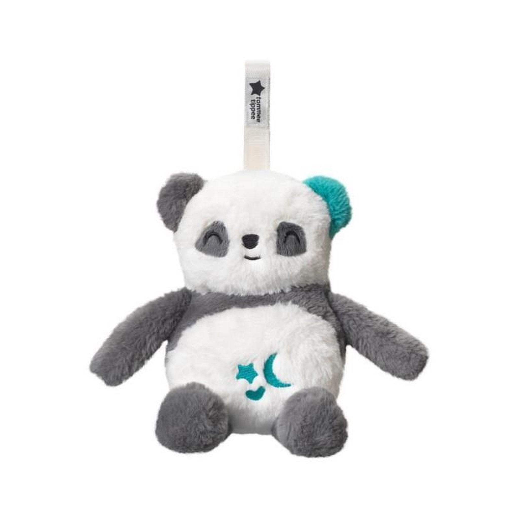 TOMMEE TIPPEE TOMME TIPPEE, Peluche veilleuse de luxe avec CrySensor, 6 sons apaisants, USB, lavable en machine, Pippo le Panda