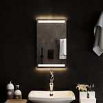 VIDAXL Miroir de salle de bain a LED 30x50 cm
