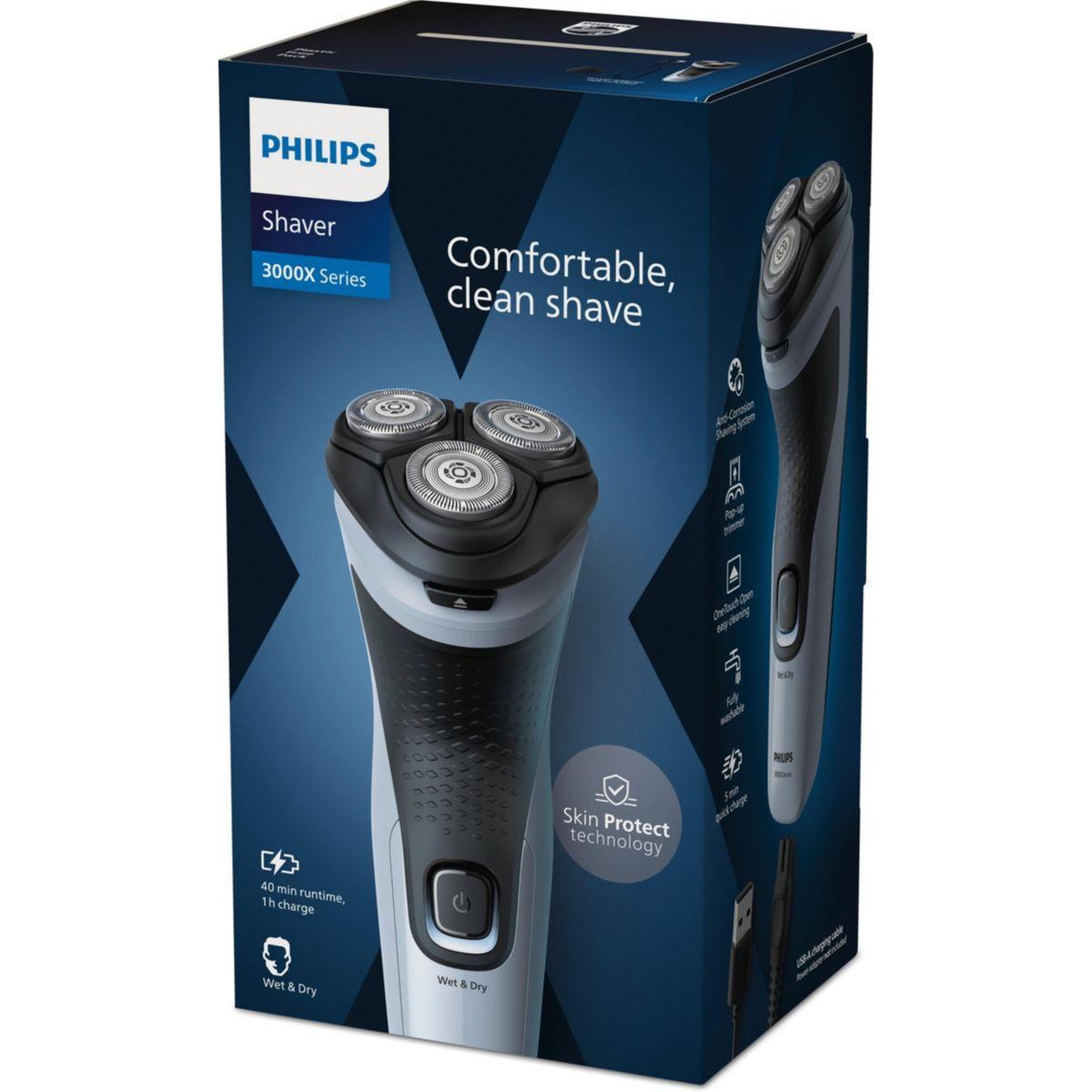 Voir la diapositive 1 : Philips Rasoir électrique Series X3003/00