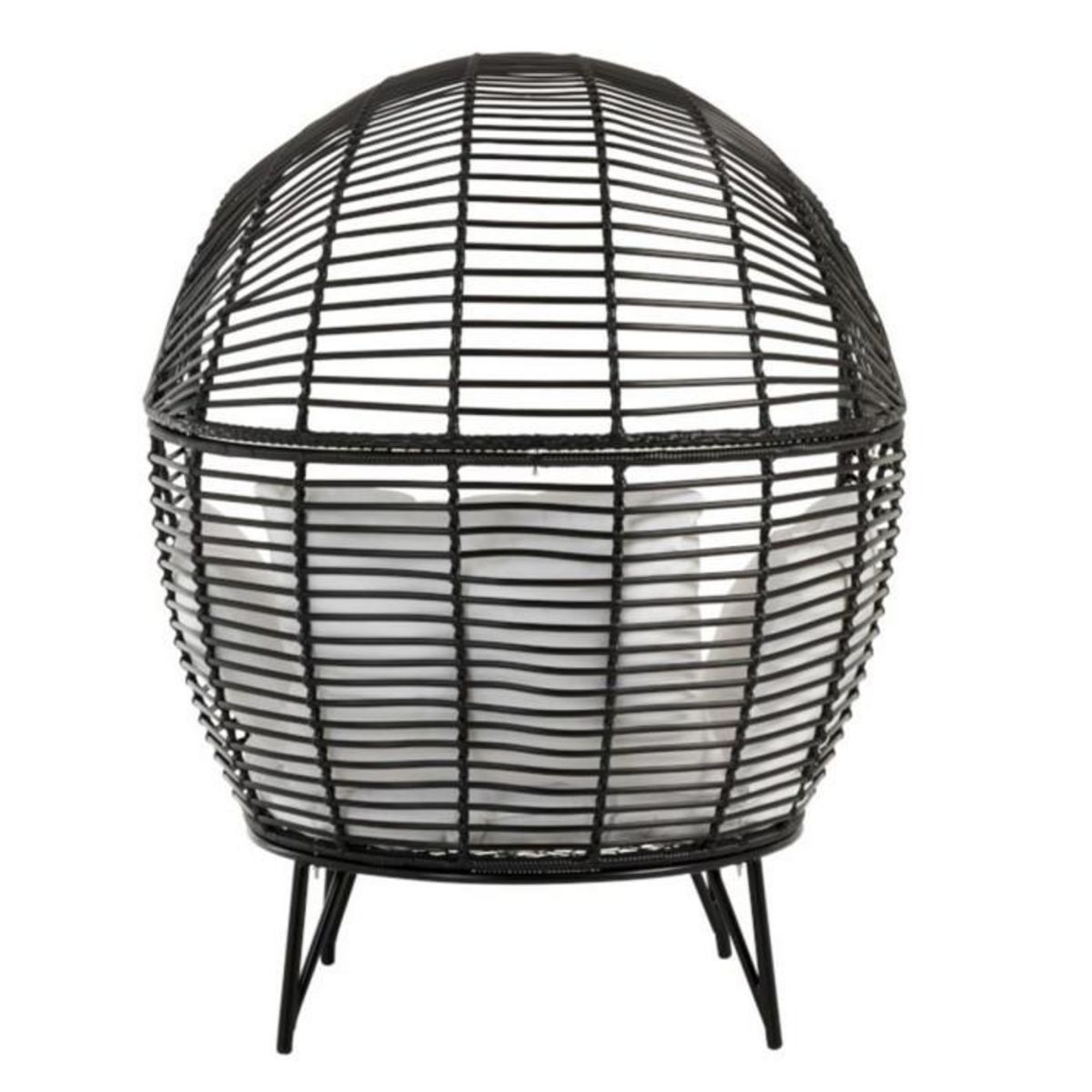 Paris Prix Fauteuil Design Ovale  Aciera  151cm Noir