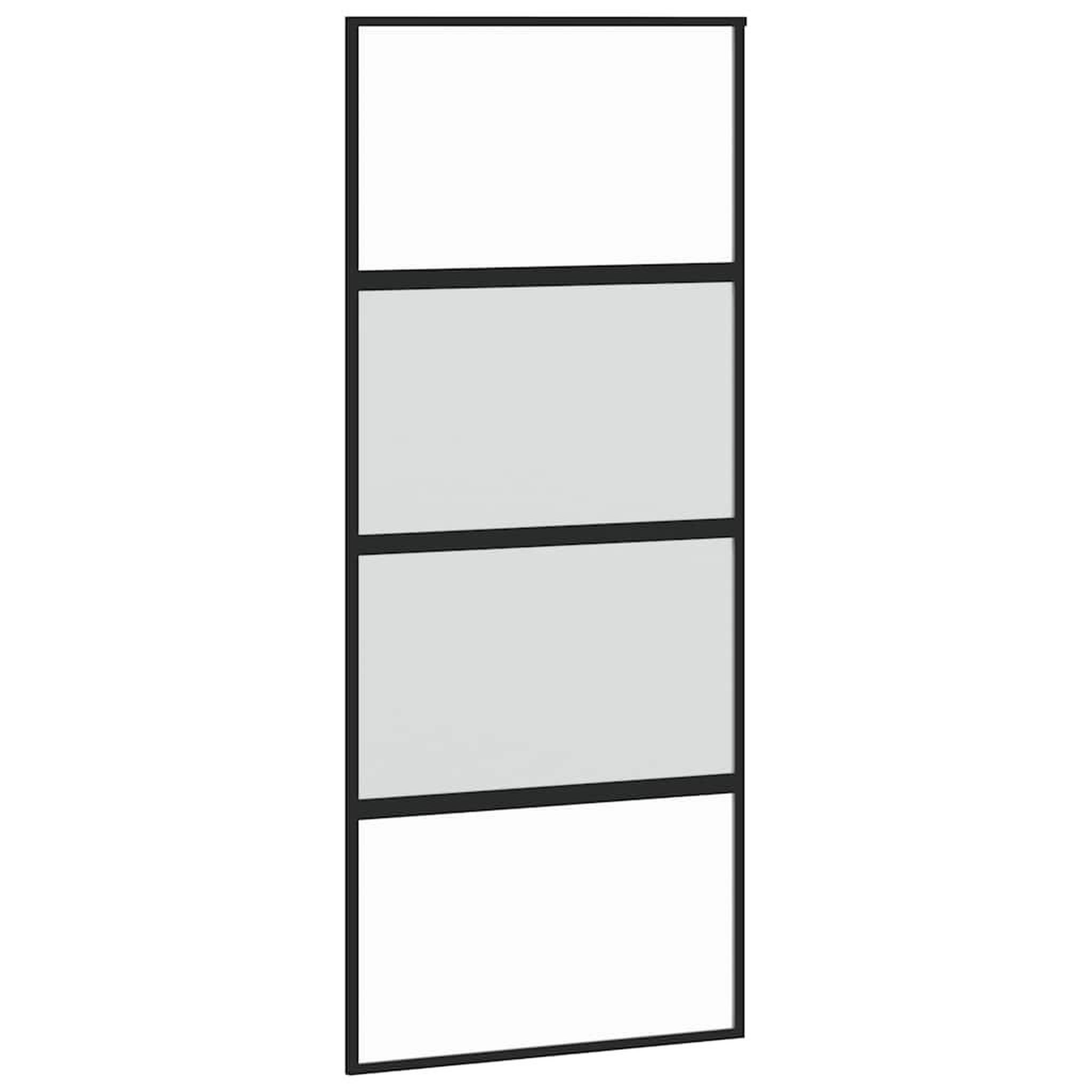 Voir la diapositive 4 : VIDAXL Porte coulissante kit de quincaillerie trempe verre aluminium