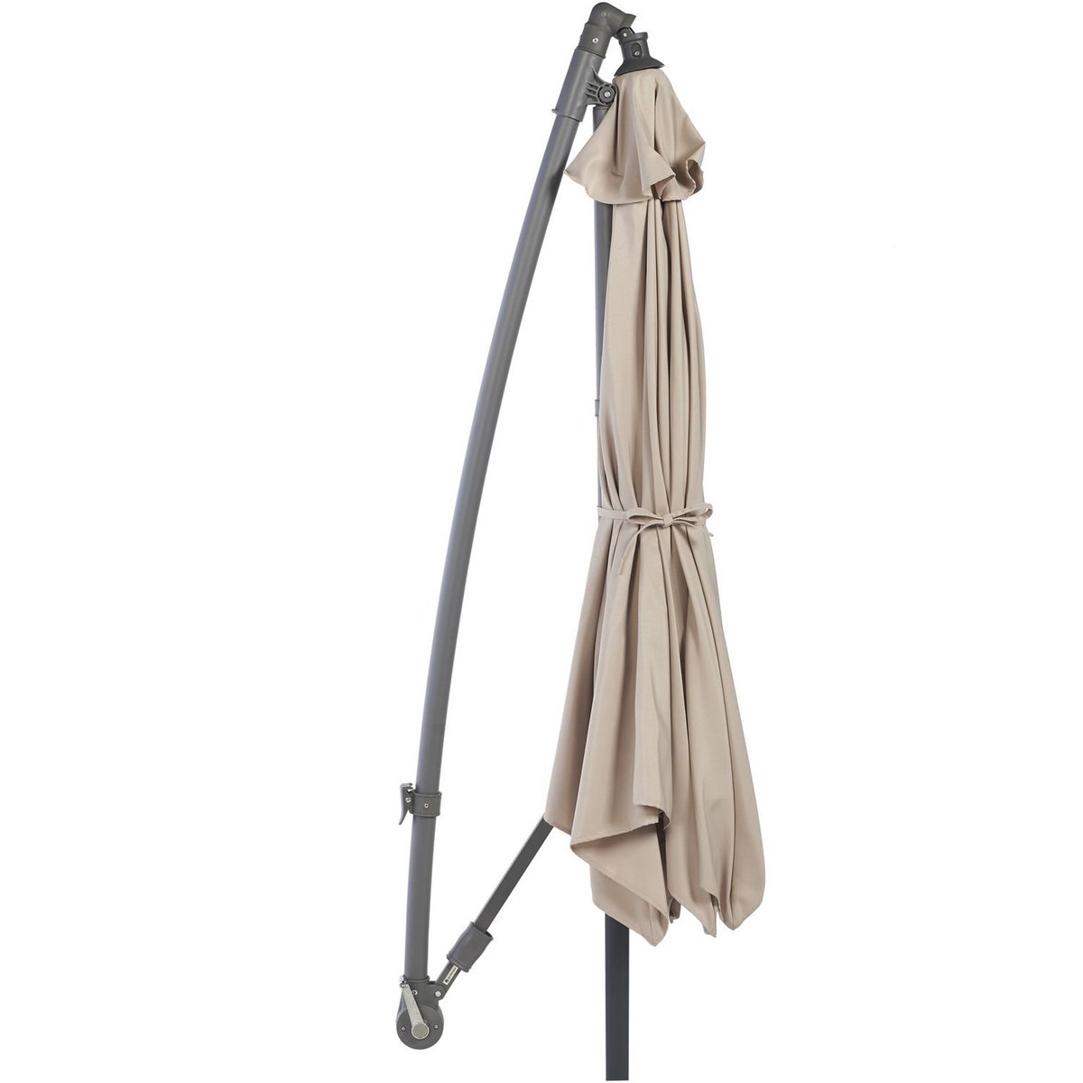 GARDENSTAR Parasol déporté avec manivelle - Aluminium - D3m - Nomade