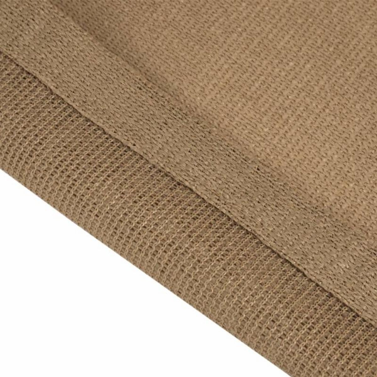 VIDAXL Tapis de tente 250x250 cm Taupe