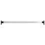Voir la diapositive 3 : VIDAXL Rails de garde robe télescopiques 2 pcs Argenté 58 100 cm