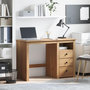 Voir la diapositive 3 : VIDAXL Bureau Panama 112x45x75 cm bois massif de pin