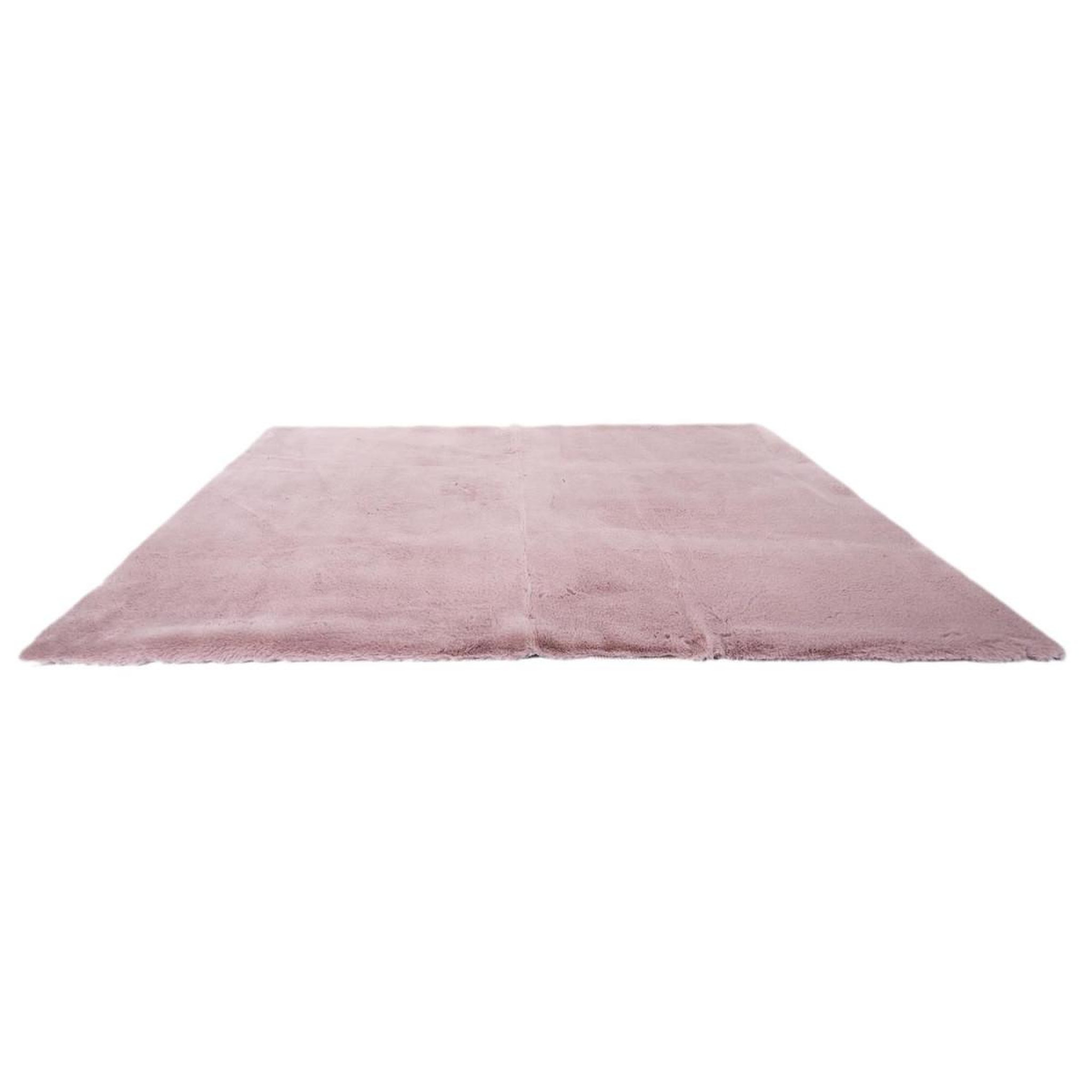 Voir la diapositive 2 : The Home Deco Factory Tapis imitation fourrure  fin  120x170cm rose