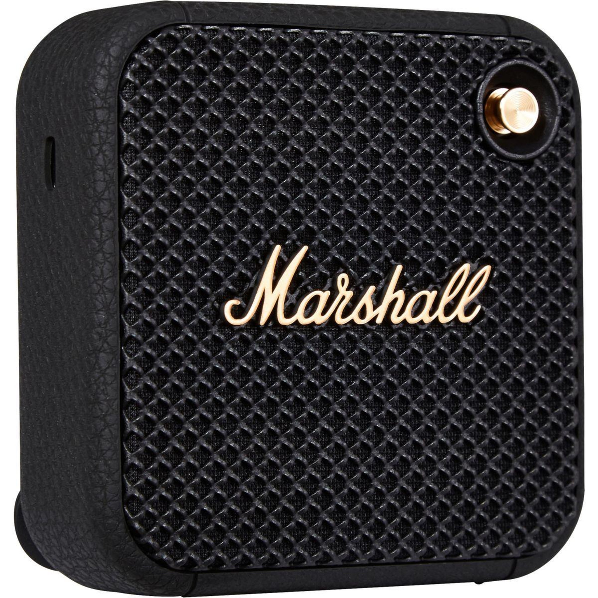 Voir la diapositive 1 : MARSHALL Enceinte portable Willen Black & Brass