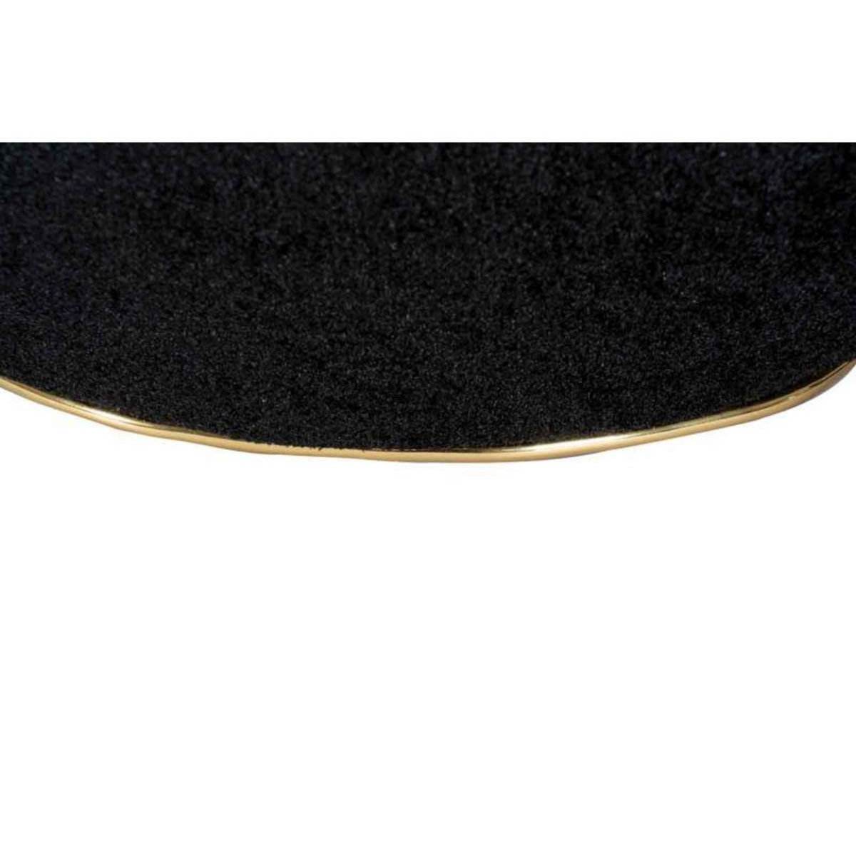 Paris Prix Tabouret Carré Déco  Contessa  60cm Noir & Or
